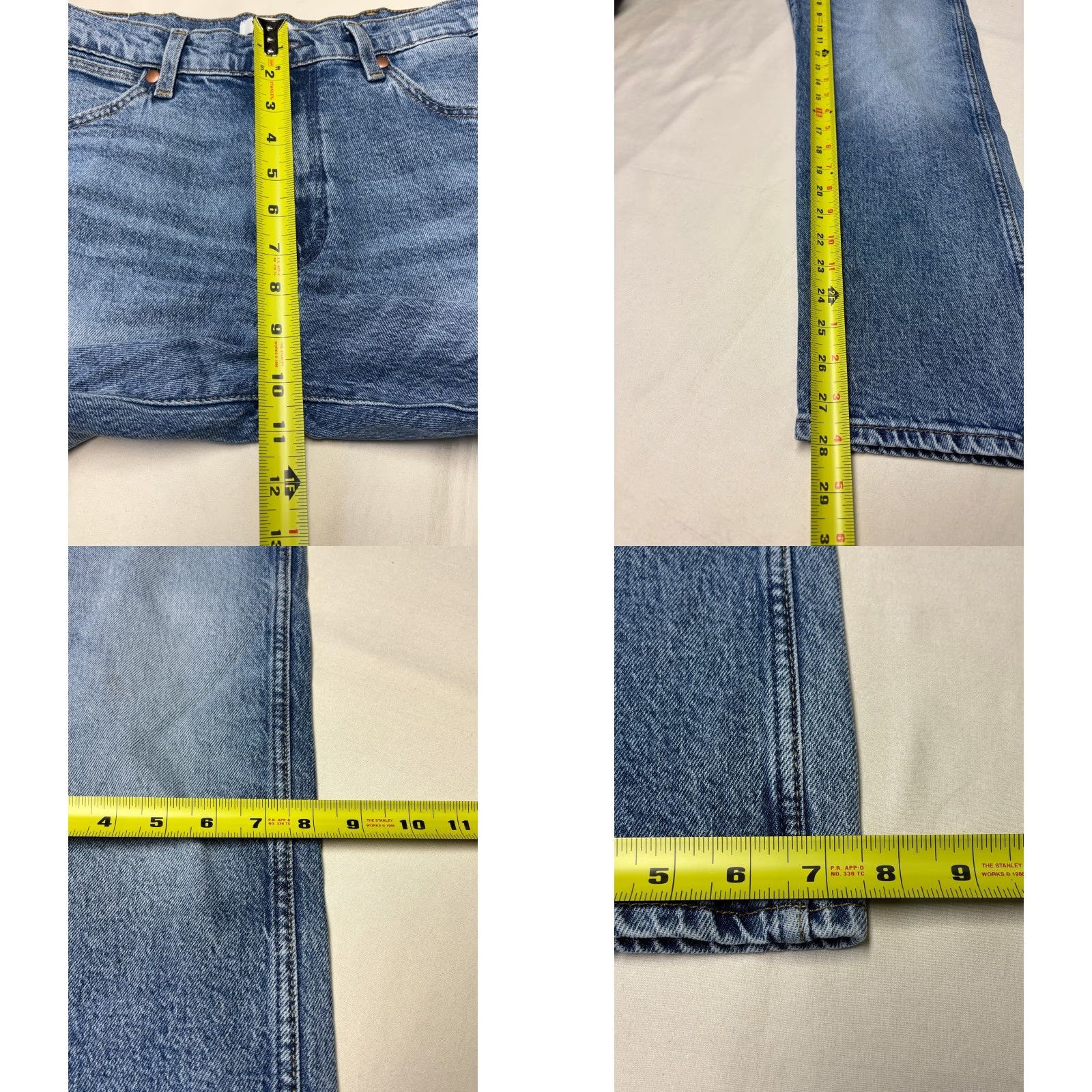Wrangler VINTAGE Wrangler Sunset Mid Rise Straight 651 Jeans Blue Denim 27x29 Womens Jeans Wrangler Sunset Size 27" / US 4 / IT 40 - 9 Thumbnail