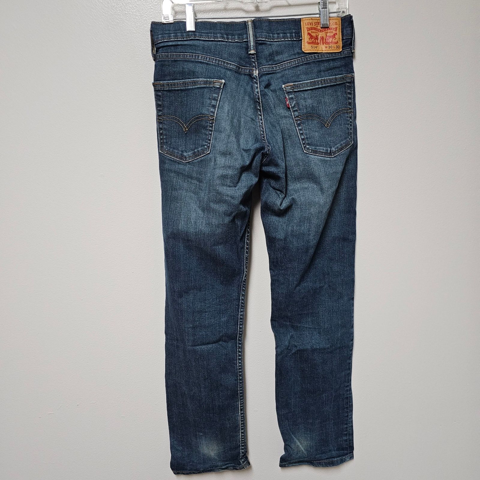 Levi's LEVIS Men's 514 Jeans Size 30 x 30 red tab Size US 30 / EU 46 - 2 Thumbnail