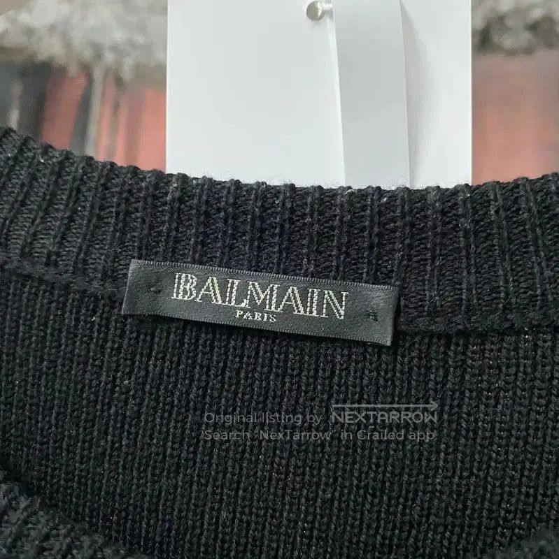 Balmain Balmain Men's Long Sleeve Color Block Sweater . Size US L / EU 52-54 / 3 - 6 Thumbnail