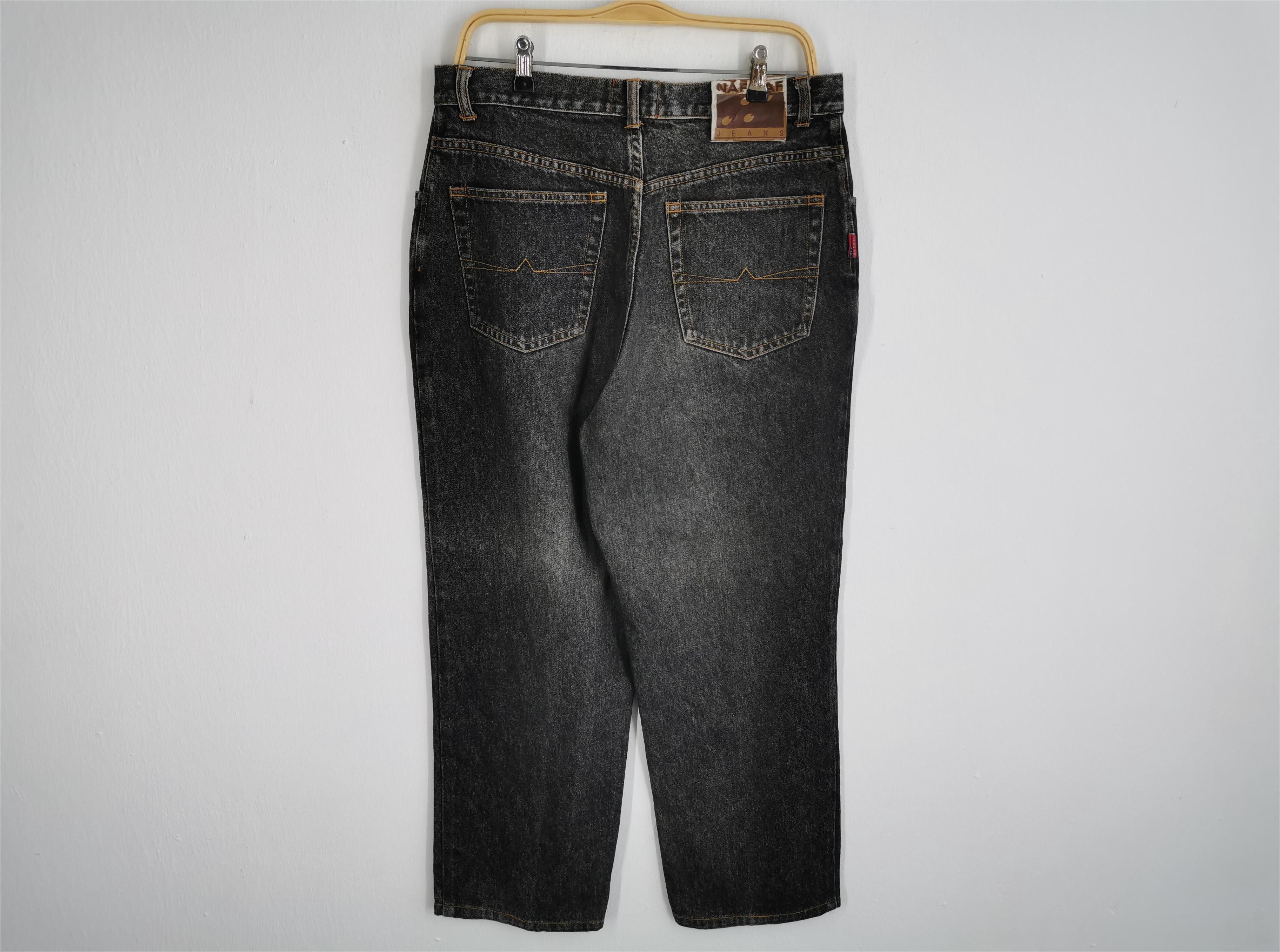 Designer × Issey Miyake Vintage 90s Naf Naf X Issey Miyake Denim Jeans Size 34 Size US 34 / EU 50 - 3 Thumbnail