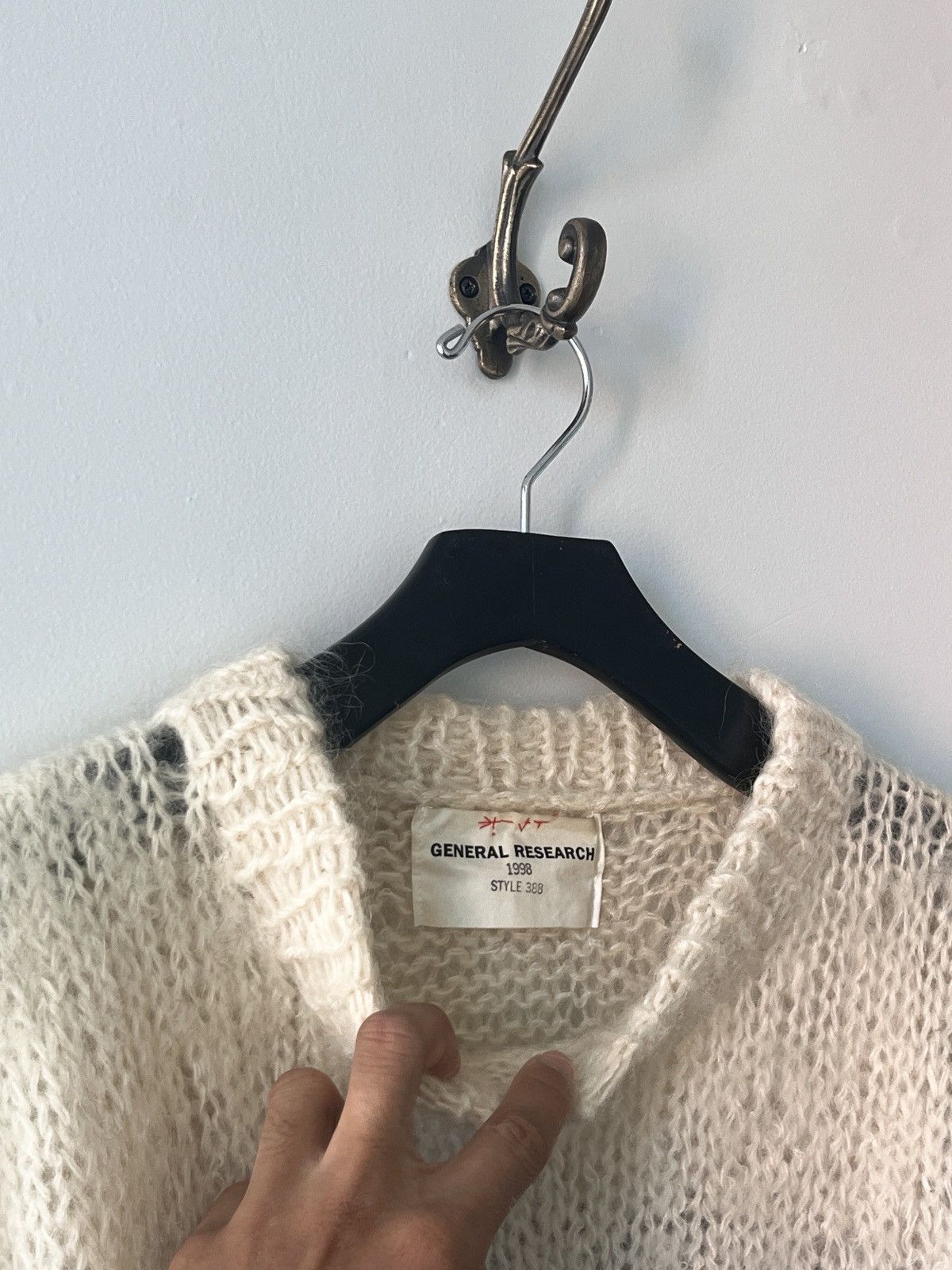 General Research 1998 Striped Mohair Sweater (SOLD) Size US M / EU 48-50 / 2 - 4 Thumbnail