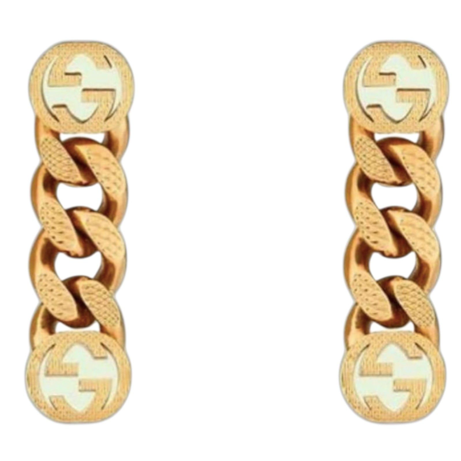 Gucci Gucci Marmont Earrings Gold Metal Size ONE SIZE - 1 Thumbnail