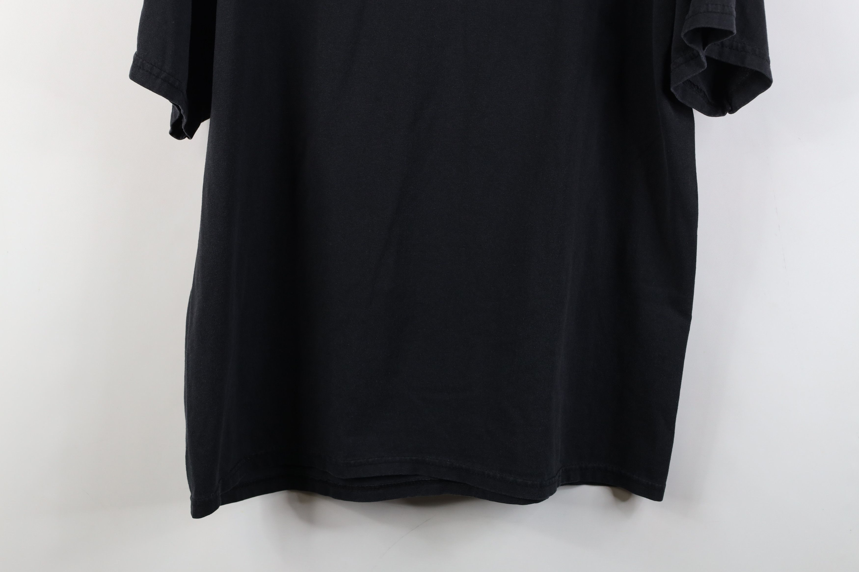 Hanes Vintage 90s Y2K Hanes Heavyweight Short Sleeve T-Shirt Black Size US L / EU 52-54 / 3 - 10 Thumbnail