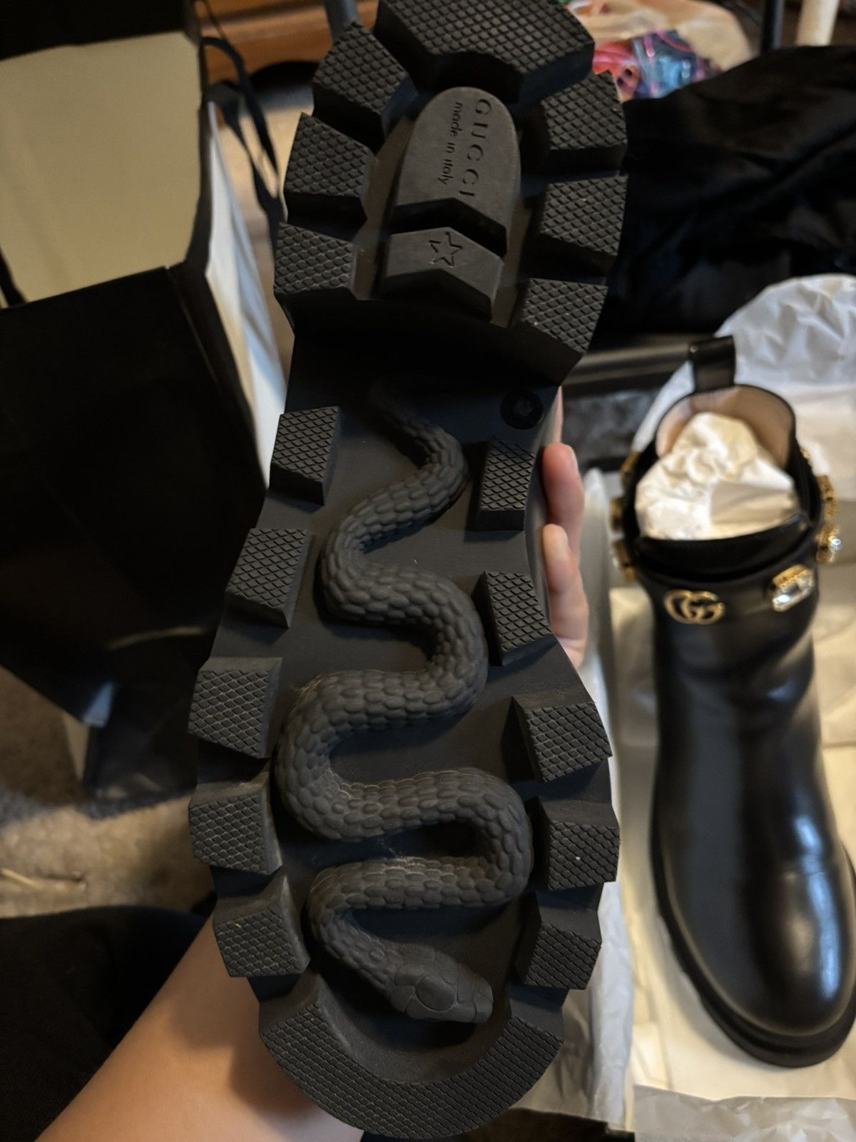 Gucci GUCCI Ankle boots US10 EU40 Size US 10 / IT 40 - 5 Thumbnail