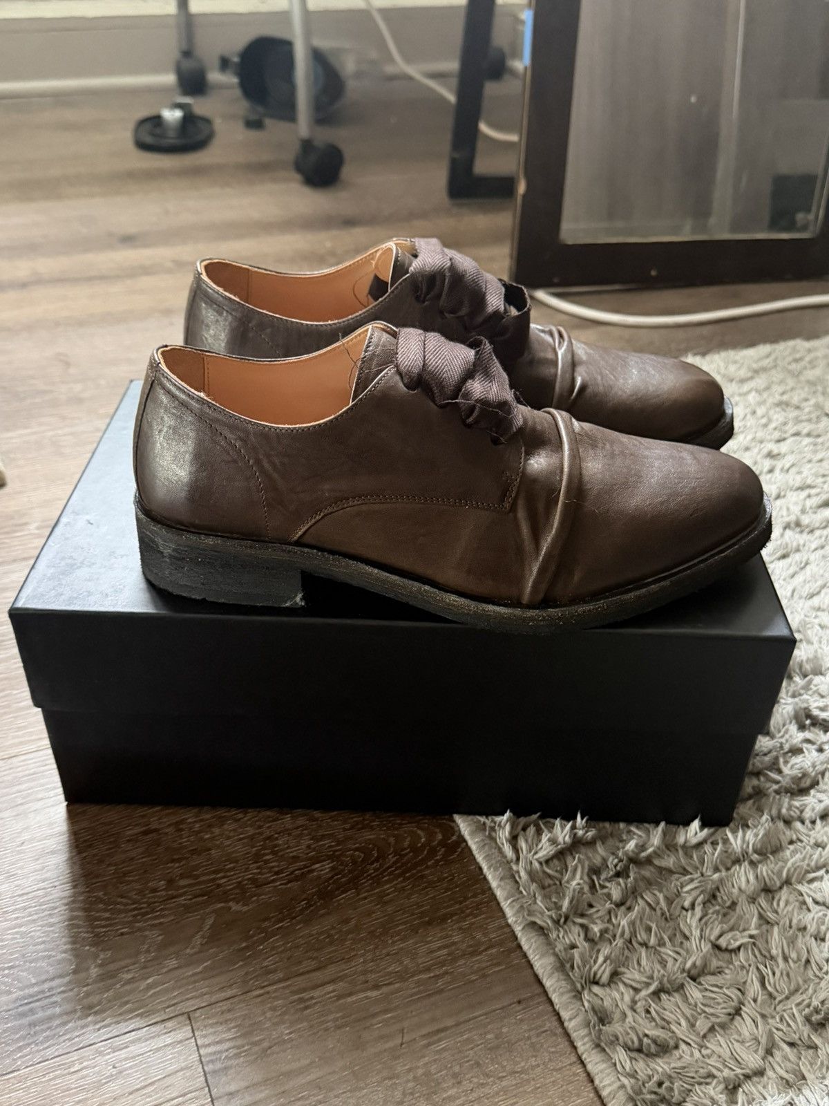 K-Two Studios Ktwo Studios Brown Suede Derby // Oxford Size US 11 / EU 44 - 4 Thumbnail