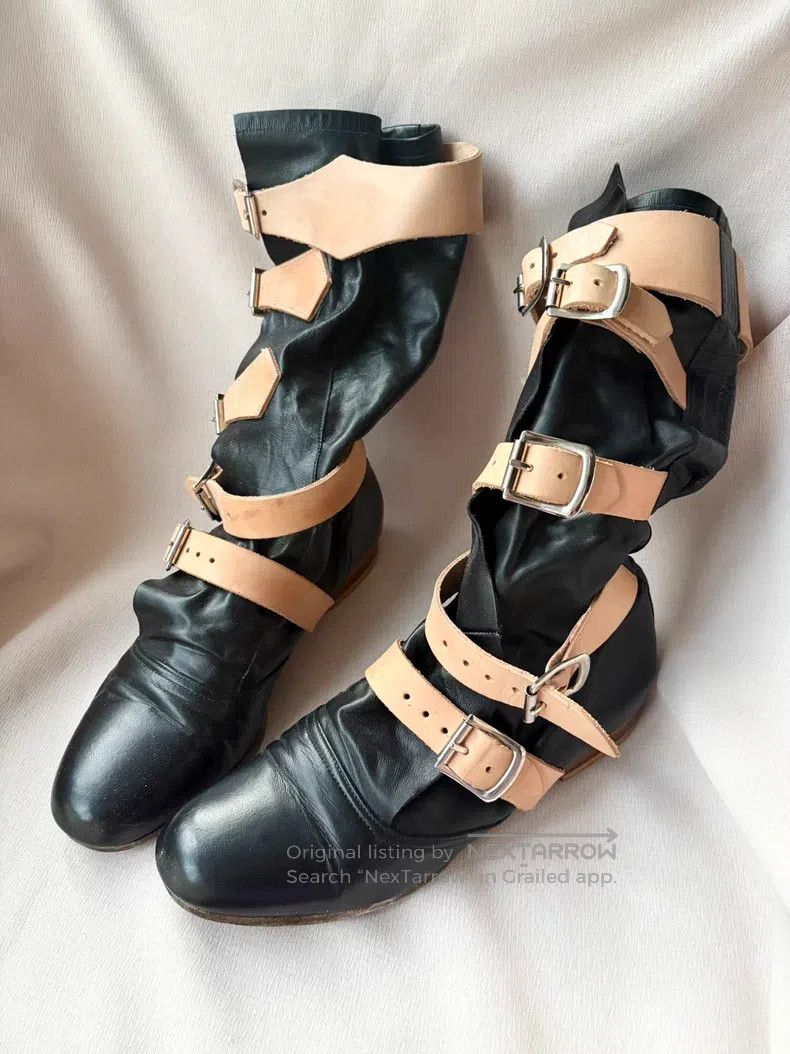 Vivienne Westwood Vivienne Westwood Black Leather Pirate Boots Size US 7.5 / IT 37.5 - 2 Thumbnail