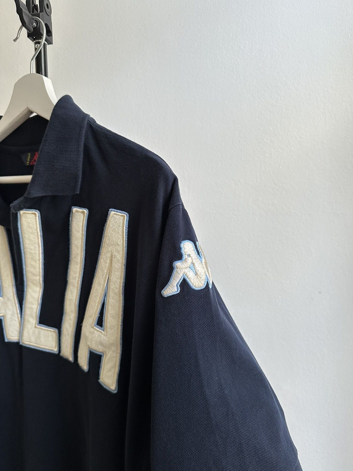 Kappa Kappa Vintage Big Logo Italy Polo Size US L / EU 52-54 / 3 - 3 Thumbnail