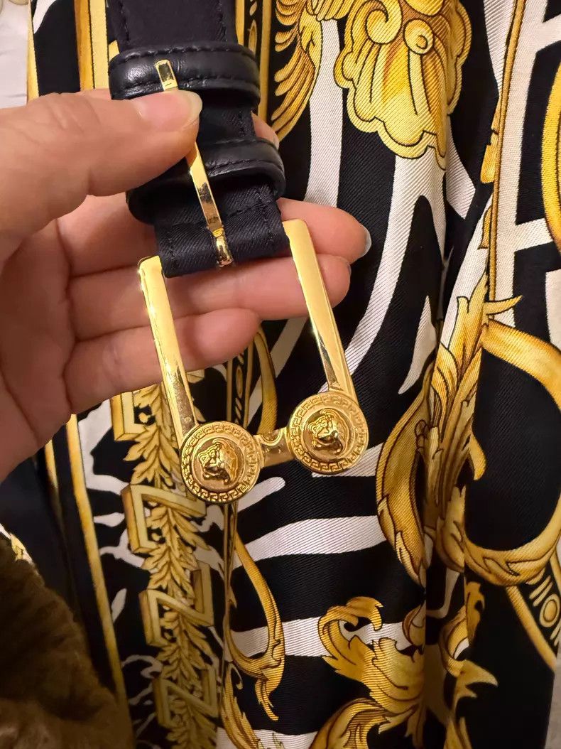 Versace Versace Baroque print pajama style shirt dress Size S / US 4 / IT 40 - 4 Thumbnail