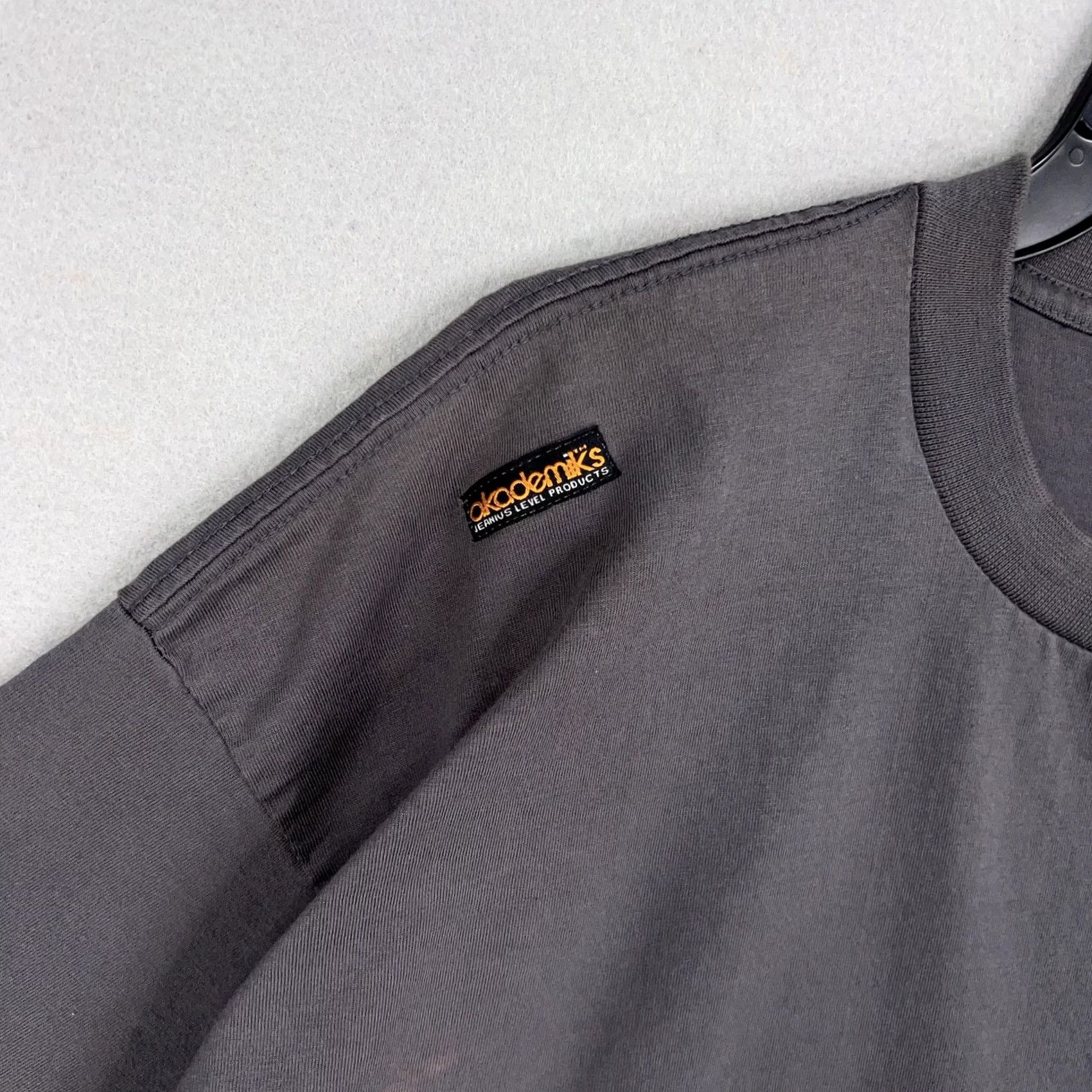 Akademiks Vintage Akademiks Shirt Mens 3XL Gray Jeanius Level Products Graphic Hip Hop Y2K Size US XXL / EU 58 / 5 - 4 Thumbnail