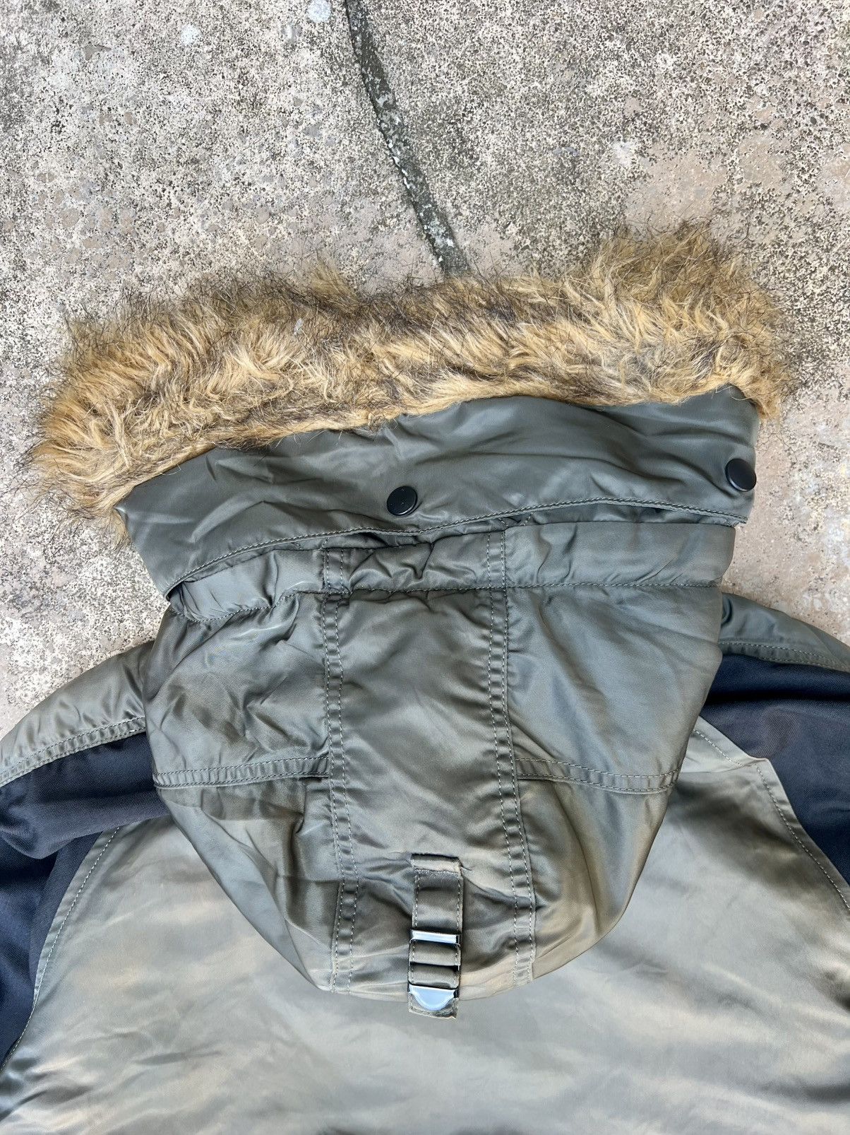 Alpha Industries × Vintage VINTAGE ALPHA INDUSTRIES N3B FAUX FUR HOODIE JACKET Size US L / EU 52-54 / 3 - 20 Thumbnail