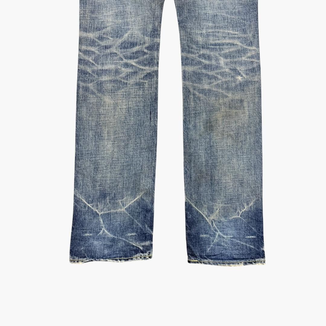 Hysteric Glamour Vtg💥Hysteric Glamour X Ramones Ripped Disstresed Jeans Size US 32 / EU 48 - 14 Thumbnail