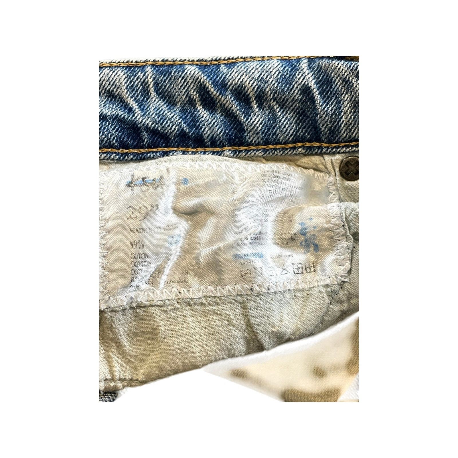 Ksubi Ksubi Knee Logo Light Wash Jeans Size US 29 - 6 Thumbnail