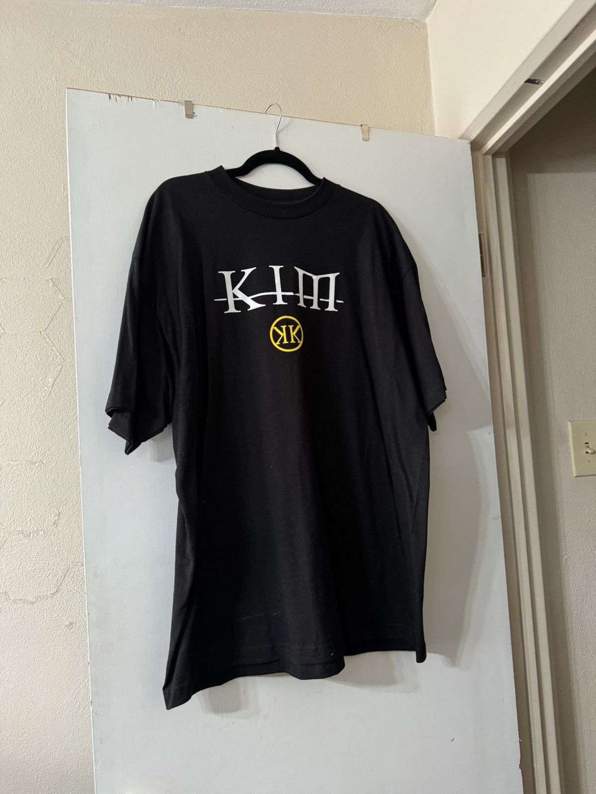 Black Kim Krueger KIM Graphic T-Shirt for Men.