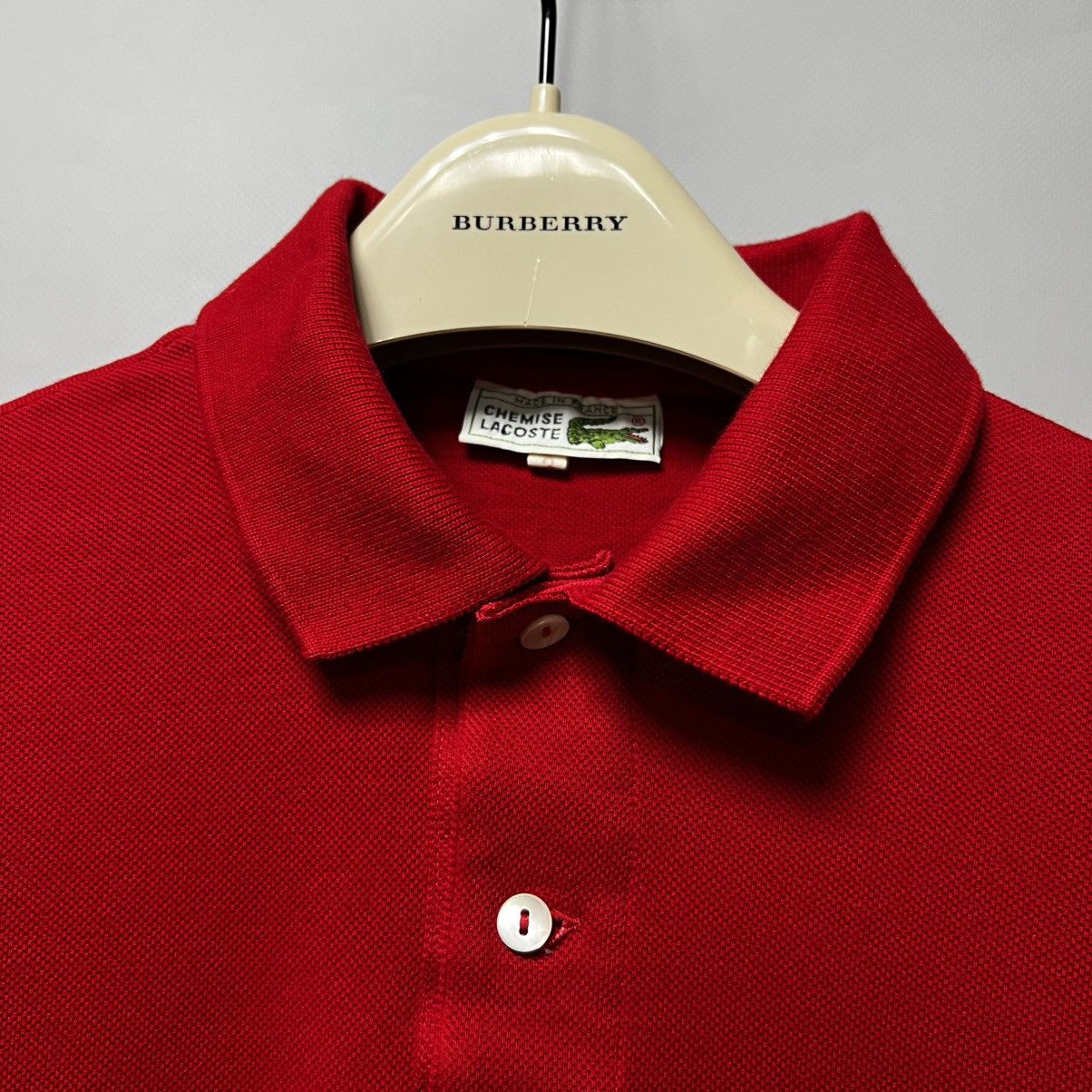 Lacoste Vintage 90s Lacoste Polo Shirt Red men’s Size US XS / EU 42 / 0 - 7 Thumbnail