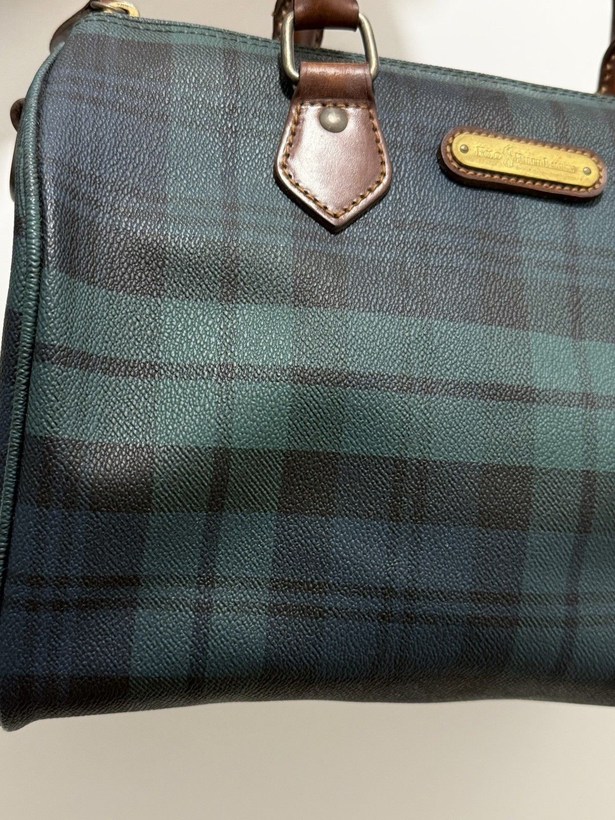 Polo Ralph Lauren DDP Vintage Polo Ralph Lauren Plaid Speedy Small Boston Bag Size ONE SIZE - 9 Thumbnail
