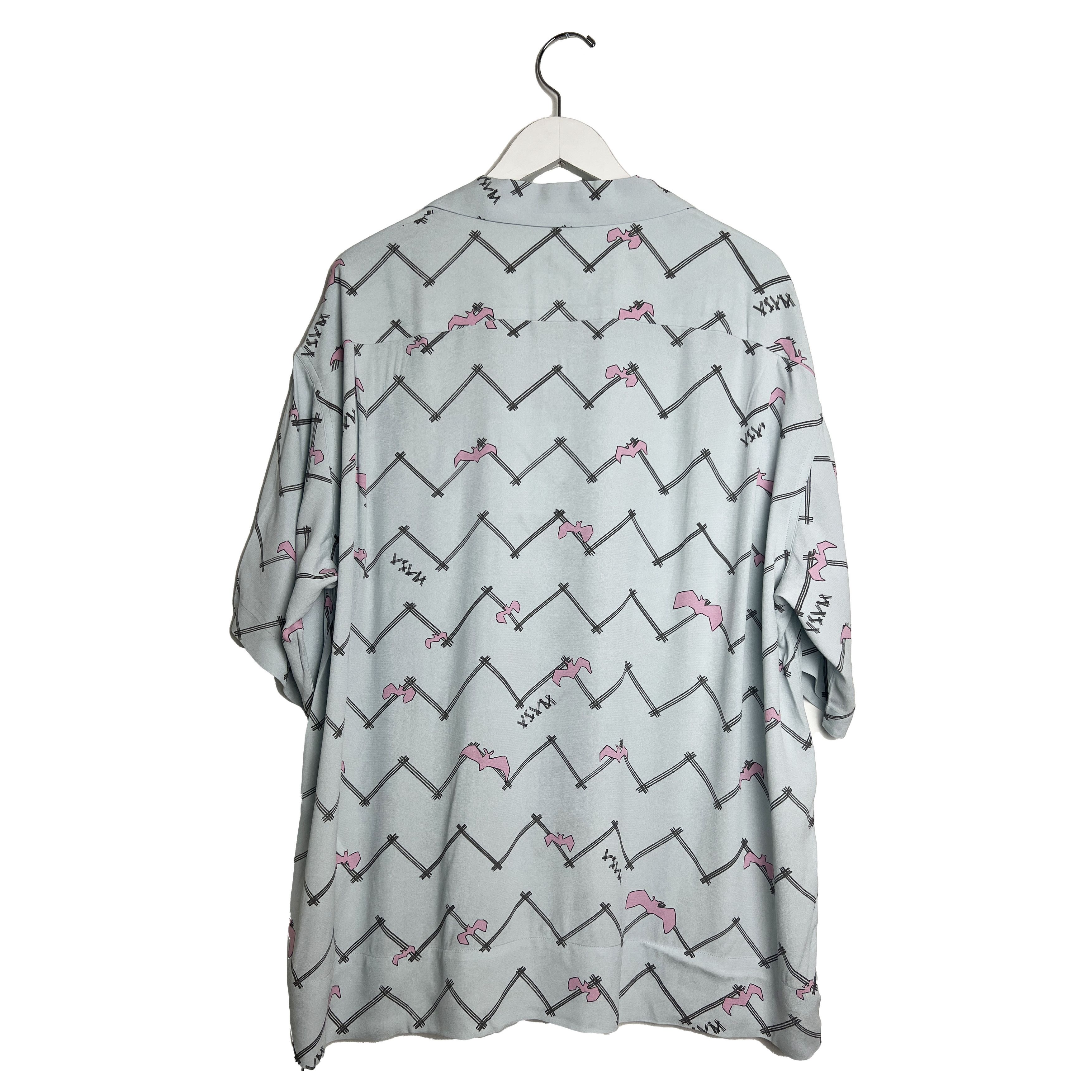 Visvim Copa Bat Print Crepe Camp Collar Shirt Size US XL / EU 56 / 4 - 2 Thumbnail