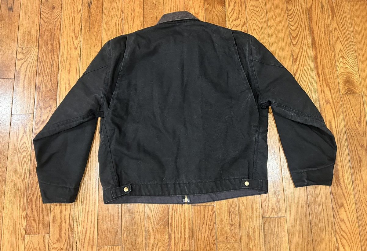 Carhartt Vintage Carhartt Detroit Jacket Coat J80 BLK Corduroy Collar Size US XL / EU 56 / 4 - 8 Thumbnail