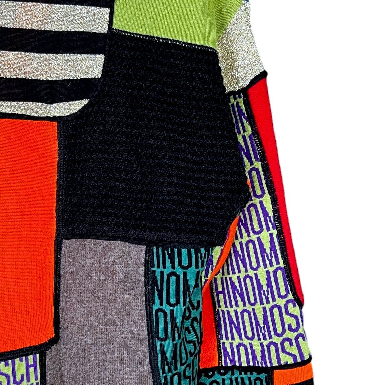 Moschino Moschino Couture Jeremy Scott US 6 Patchwork Wool Cardigan Size US L / EU 52-54 / 3 - 8 Thumbnail