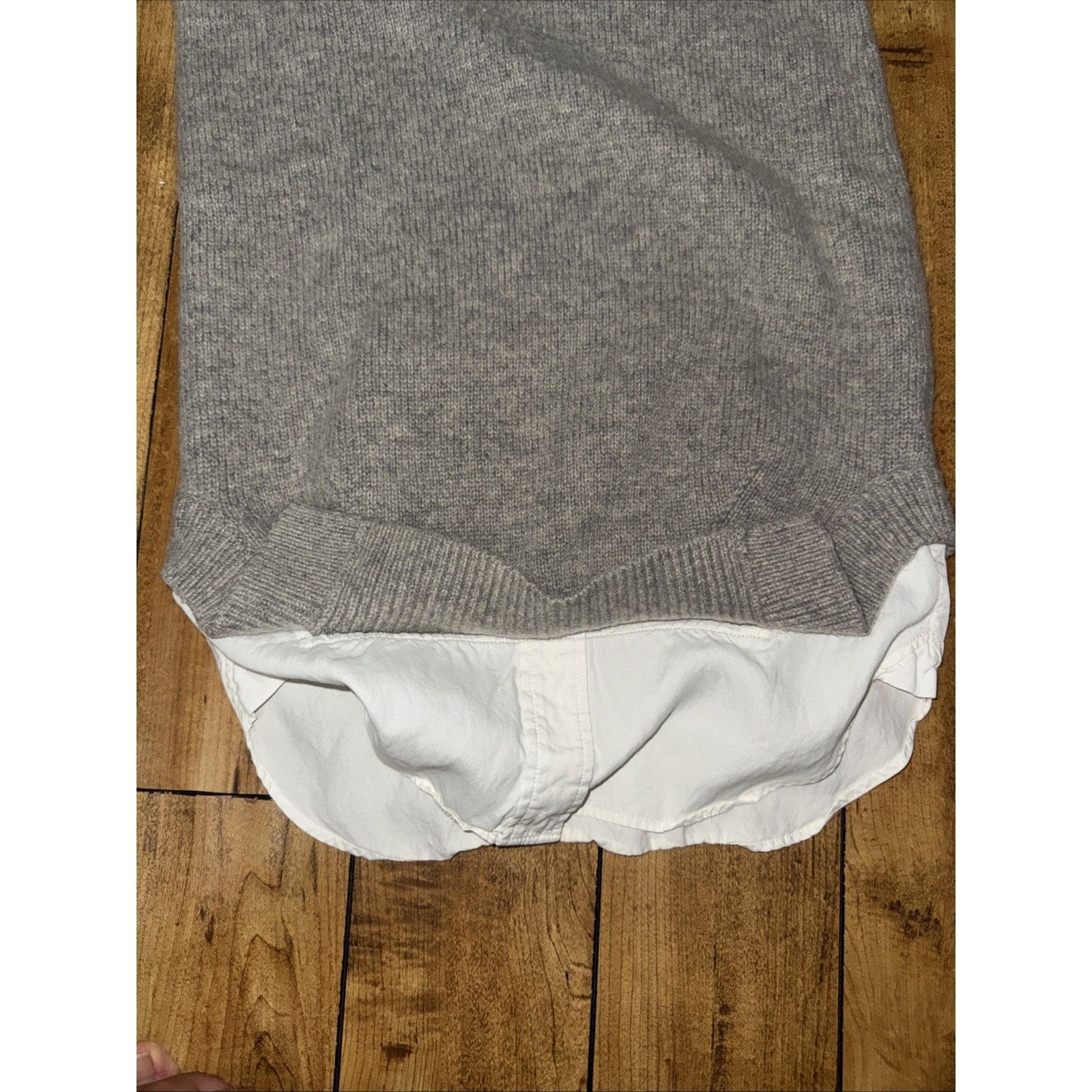 Allsaints All Saints Wick Dress Wool/Rayon Dress XS Gray Size XS / US 0-2 / IT 36-38 - 3 Thumbnail
