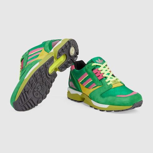 Adidas × Gucci AdidasXGucci ZX8000 GG Monogram in green Size US 11 / EU 44 - 3 Thumbnail