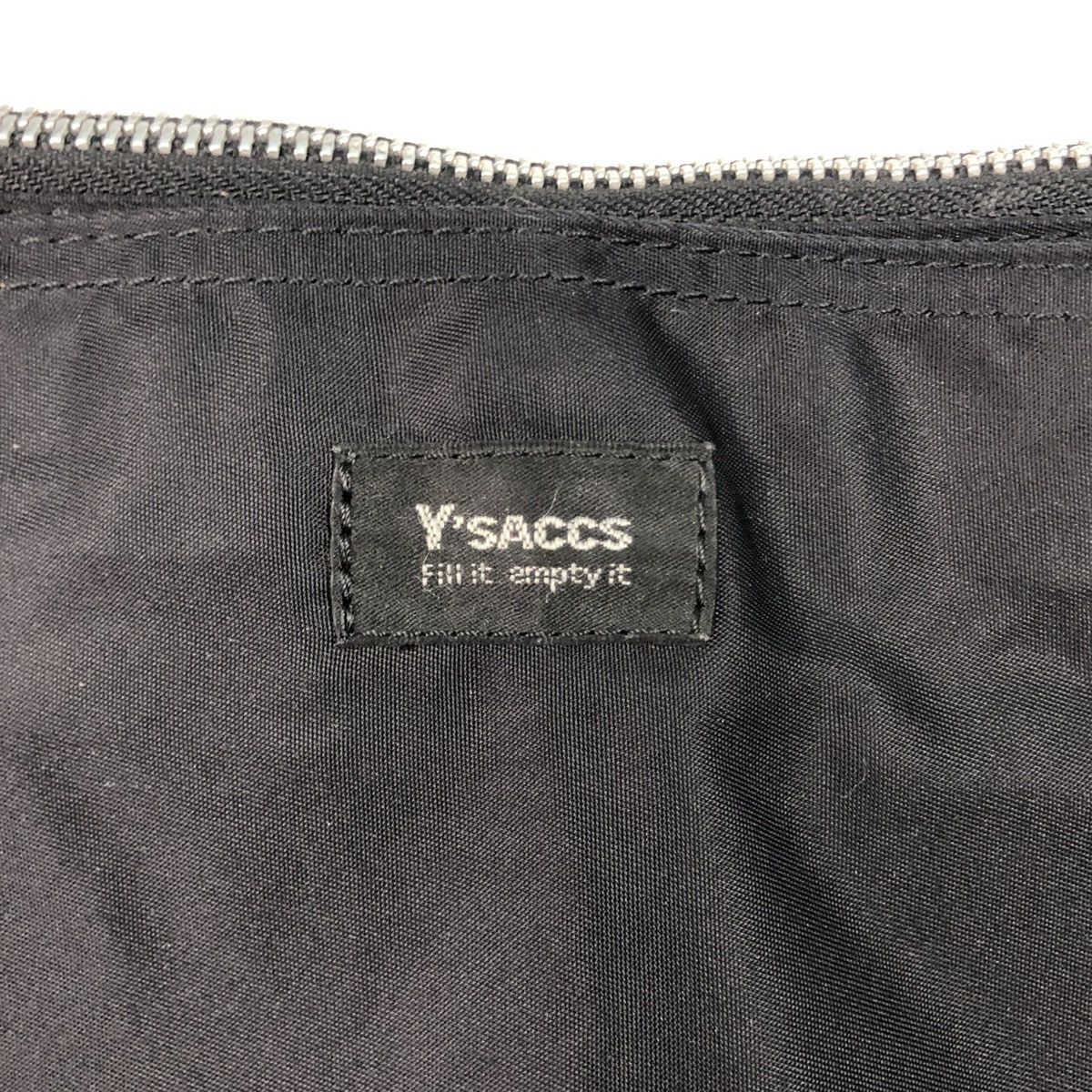Yohji Yamamoto Y’SACCS ZIPPER VINTAGE TOTE BAG Size ONE SIZE - 3 Thumbnail
