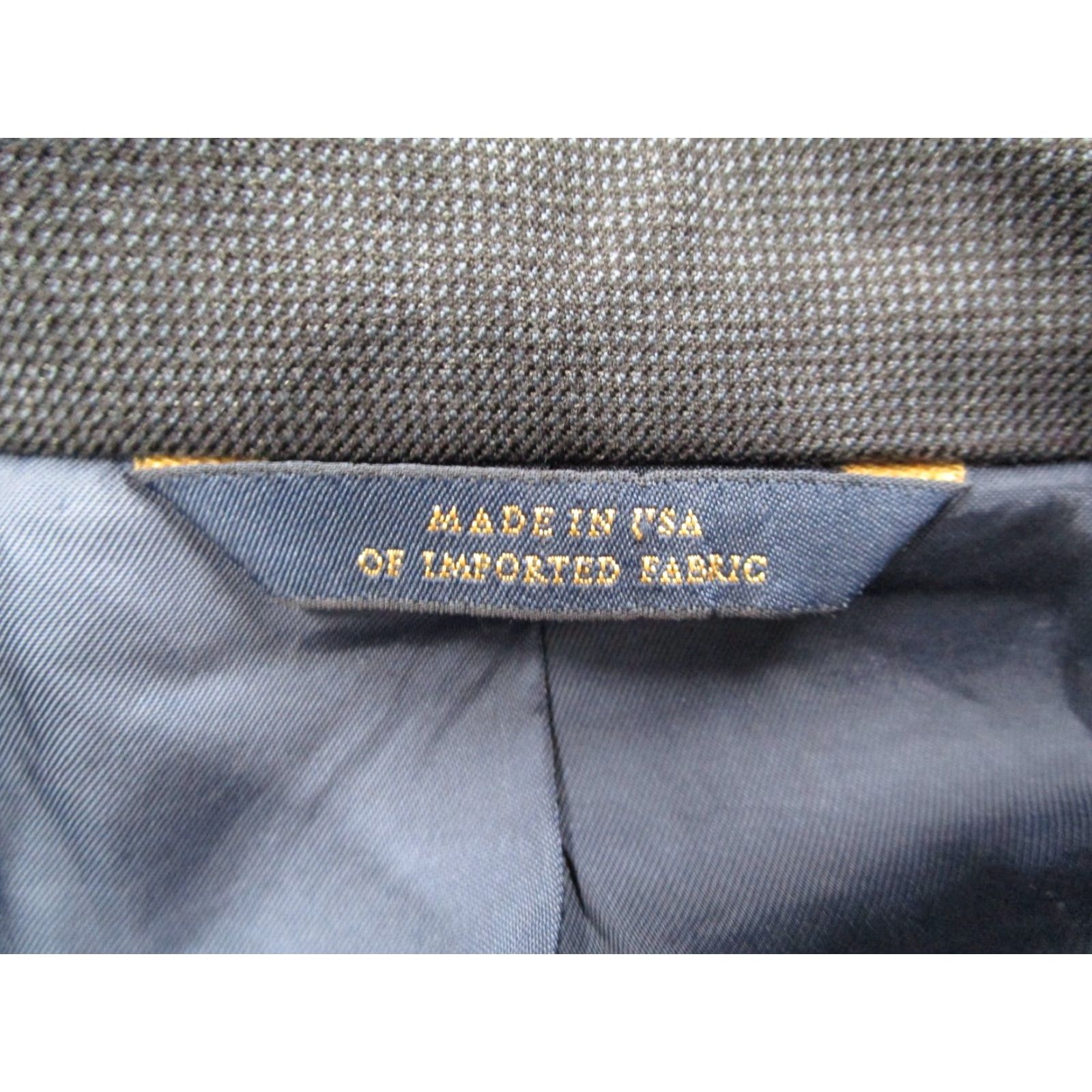 Brooks Brothers Brooks Brothers Jacket Mens Blue 45 R Wool Single-Breasted 2-Button Notch Lapel City Classic Preppy USA Size US S / EU 44-46 / 1 - 7 Thumbnail
