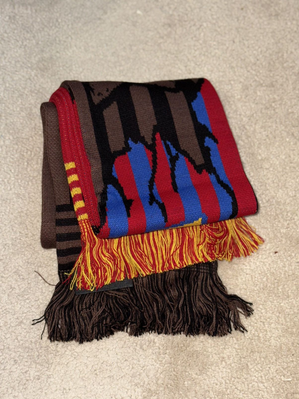 Travis Scott Cactus Jack FC Barcelona 2025 Scarf | Grailed