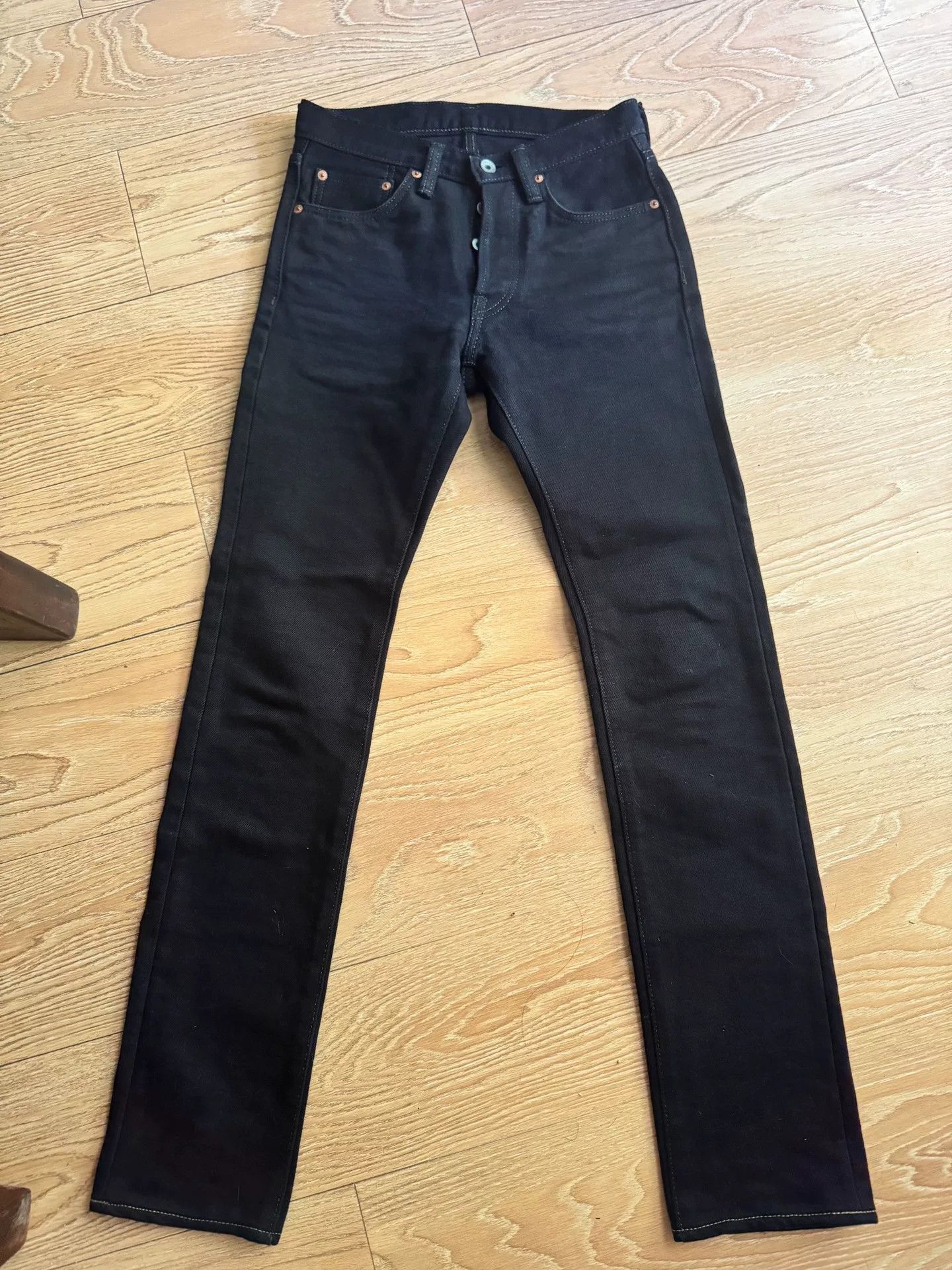 Iron Heart Iron Heart 555S-MB Black Denim Jeans Size US 28 / EU 44 - 1 Thumbnail
