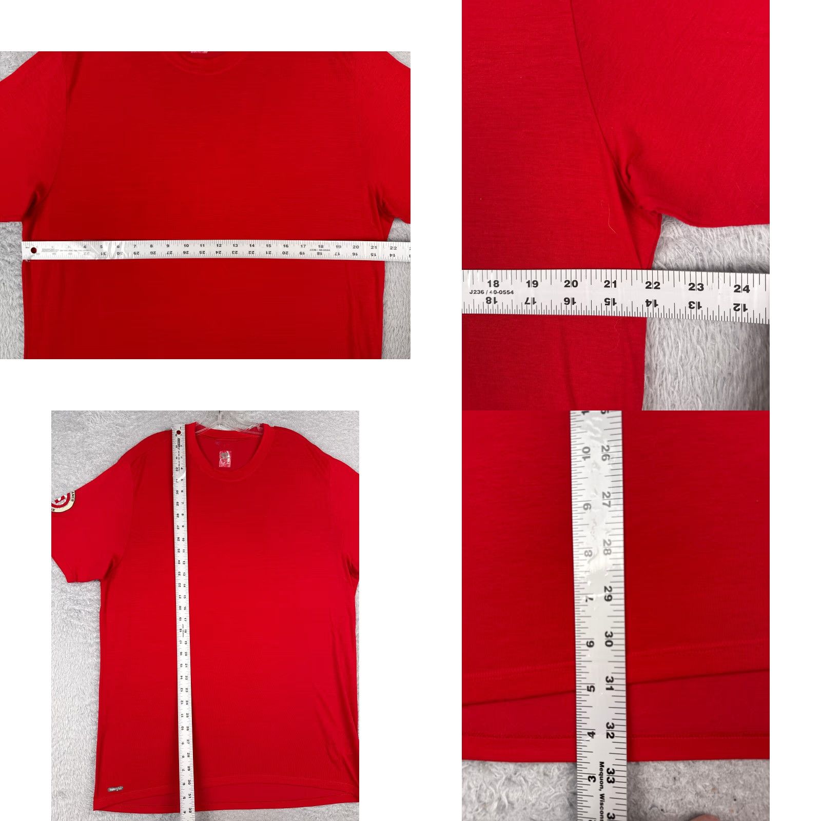 The North Face The North Face Shirt Men M Red Vaporwick Polyester Short Sleeve Crew Size US M / EU 48-50 / 2 - 8 Thumbnail
