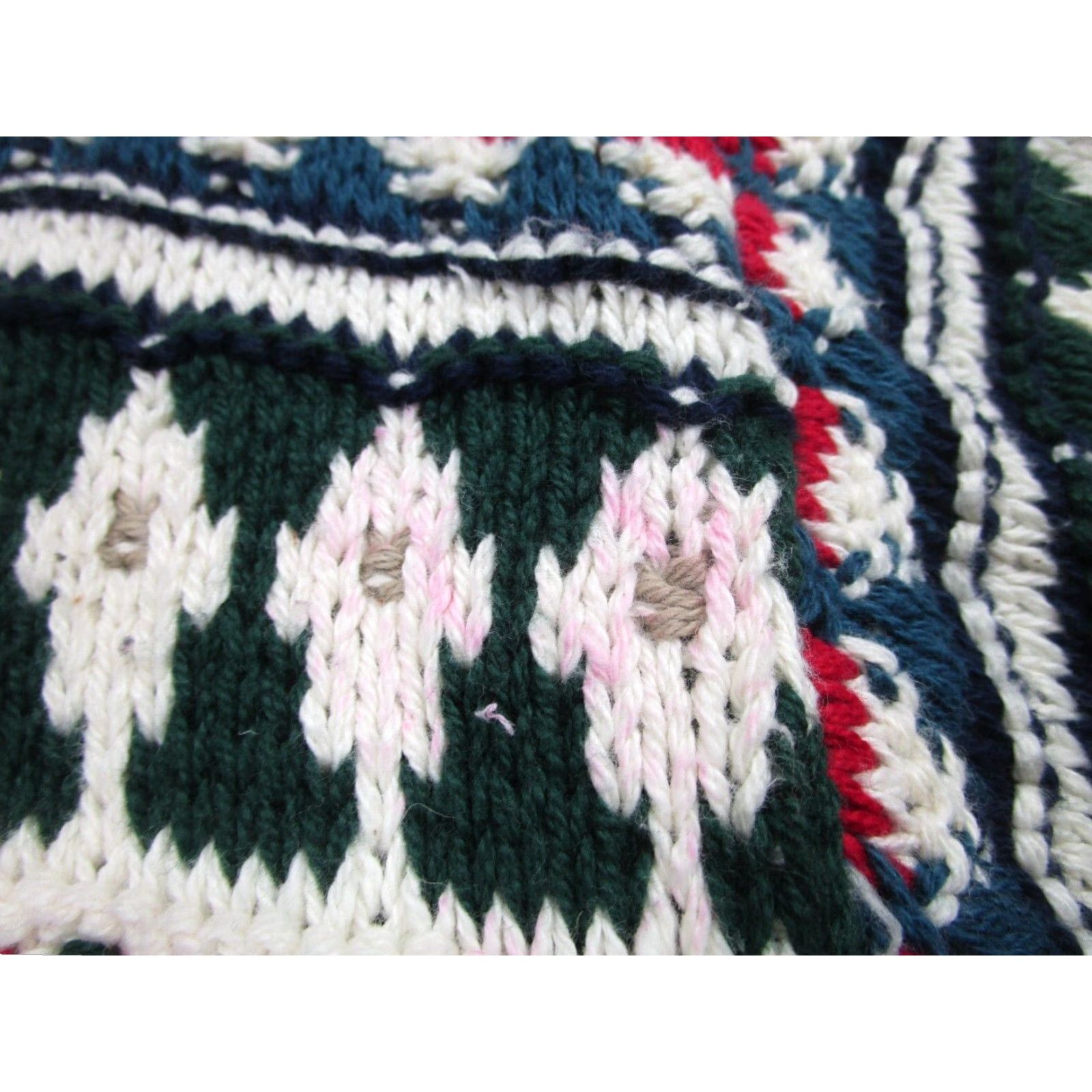 Vintage VINTAGE Old Glory Sweater Mens XL Striped Geometric 90s Grandpa y2k Cosby Fisherman Crew Neck Knits Pullover Knit Cotton Blue Regular Mens Size US XL / EU 56 / 4 - 3 Thumbnail