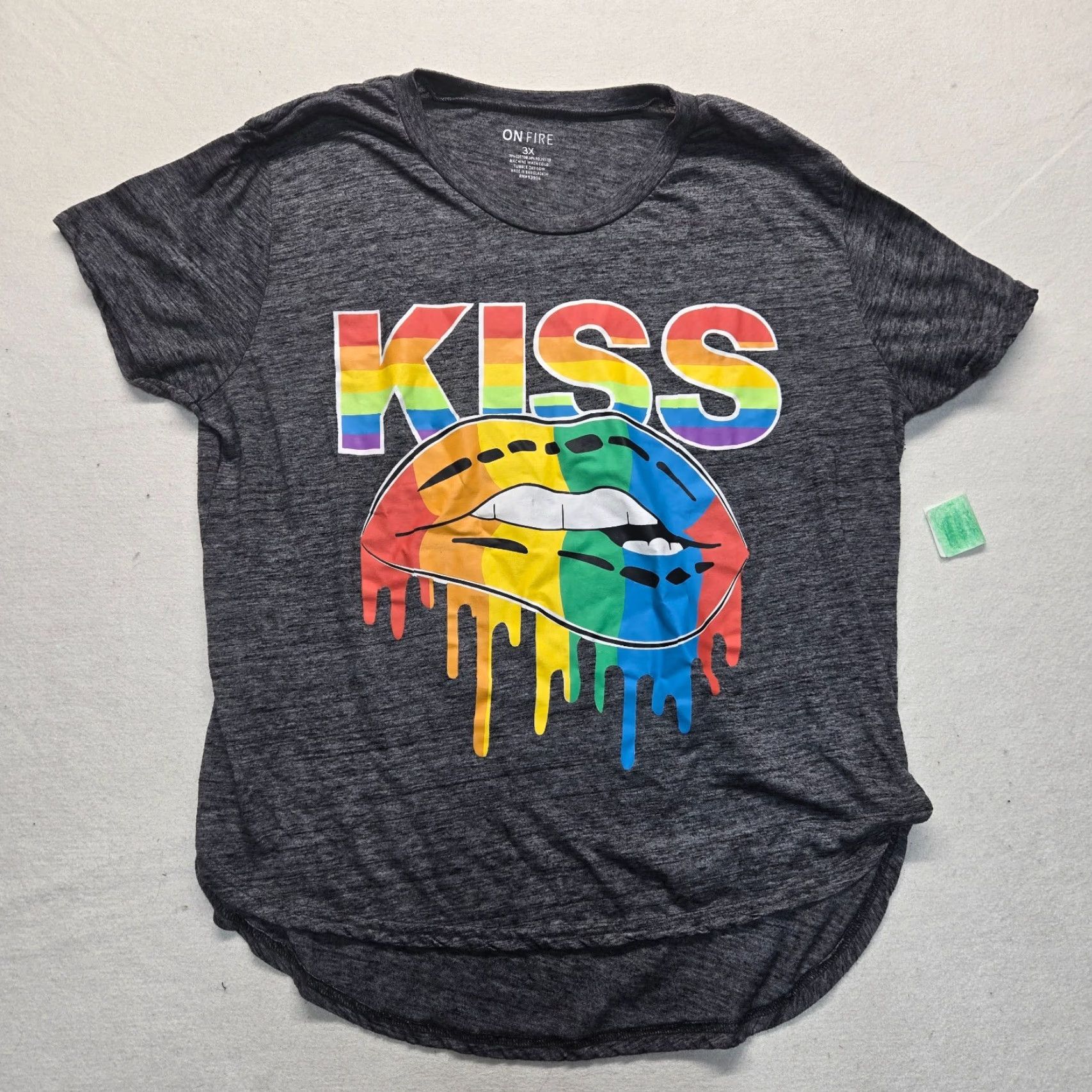 Vintage VINTAGE Kiss Graphic T-Shirt Women XL Gray Rock Band Casual Size XL / US 12-14 / IT 48-50 - 2 Thumbnail