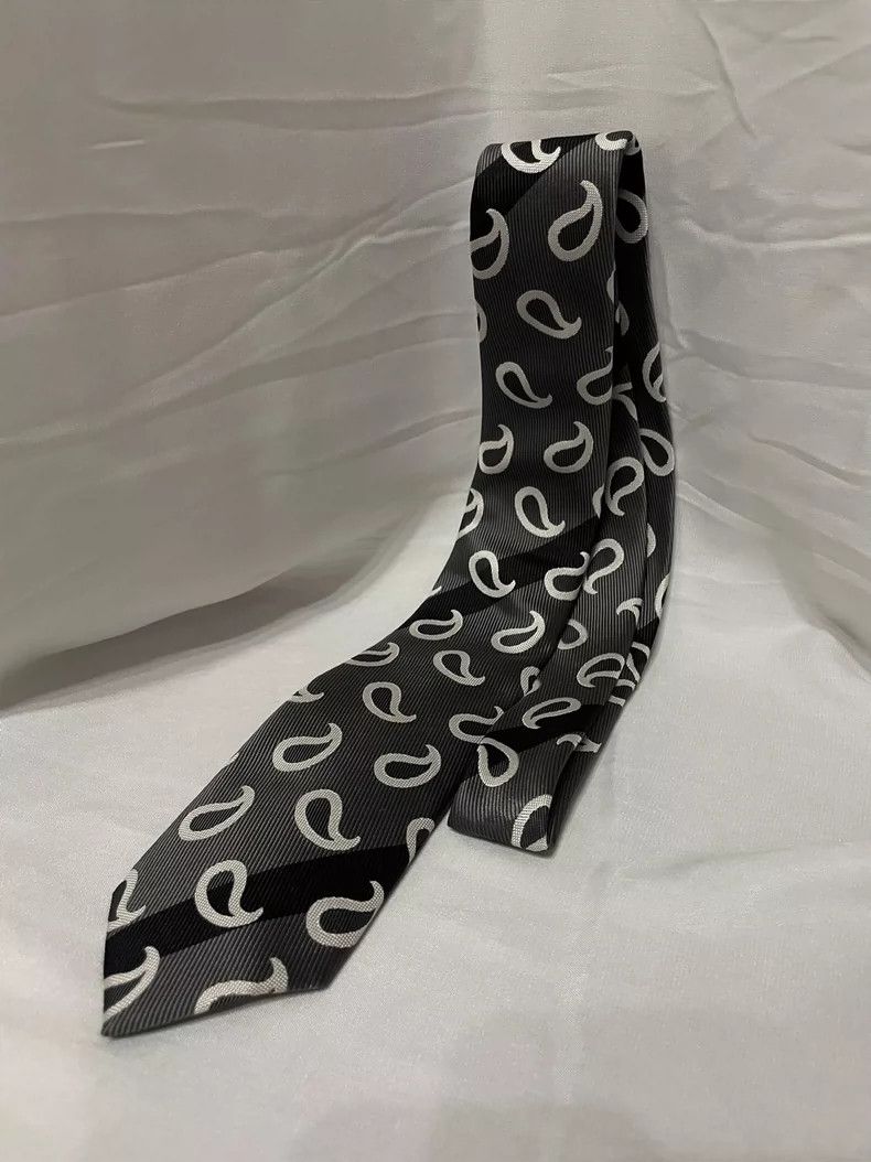 Yohji Yamamoto yohji Yamamoto Silk tie with cashew pattern tie Size ONE SIZE - 1 Thumbnail