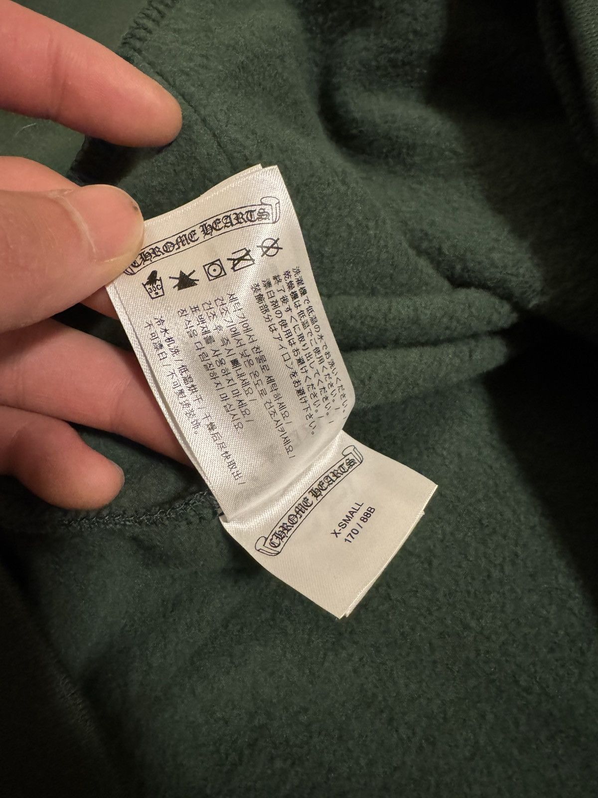 Chrome Hearts Chrome Hearts Green Hoodie Size US XS / EU 42 / 0 - 7 Thumbnail