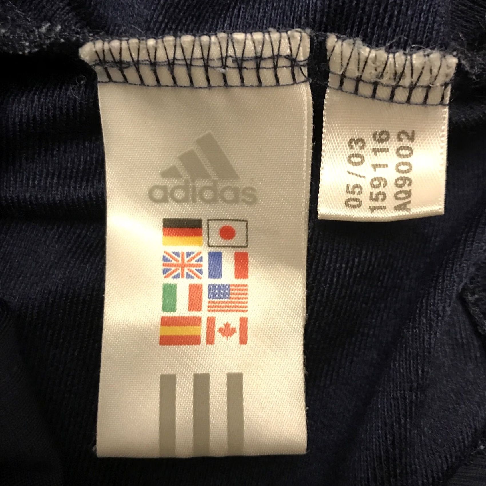 Adidas VINTAGE adidas Track Jacket Mens XL Blue Full Zip Hooded Striped 1265 Sports Size US XL / EU 56 / 4 - 5 Thumbnail