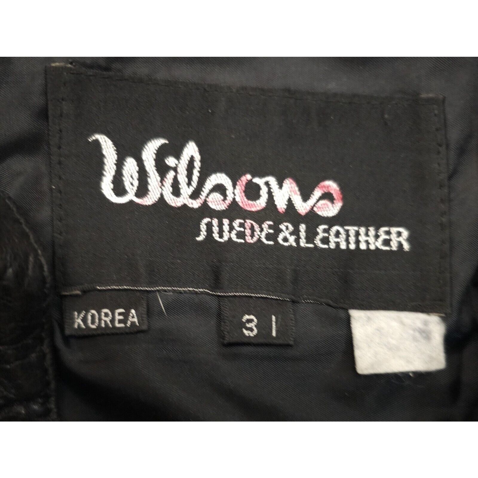 Wilsons Leather Wilsons Suede & Leather Y2K VTG 90s Genuine Leather 31 W 28 Size 31" - 14 Thumbnail