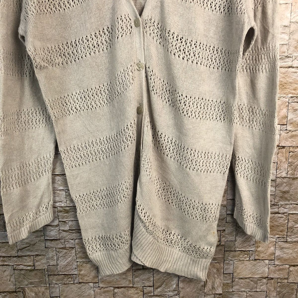 Homespun Knitwear × Japanese Brand Japanese Brand Cream Cardigan Knitwear #A947 Size L / US 10 / IT 46 - 6 Thumbnail