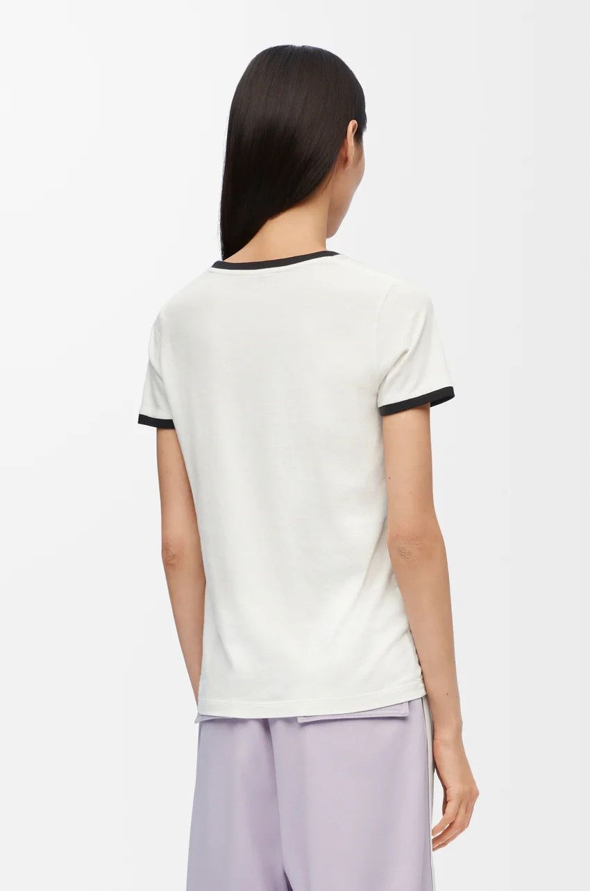 Loewe o1loc1c0525 T- Shirt in White Size XS / US 0-2 / IT 36-38 - 4 Thumbnail