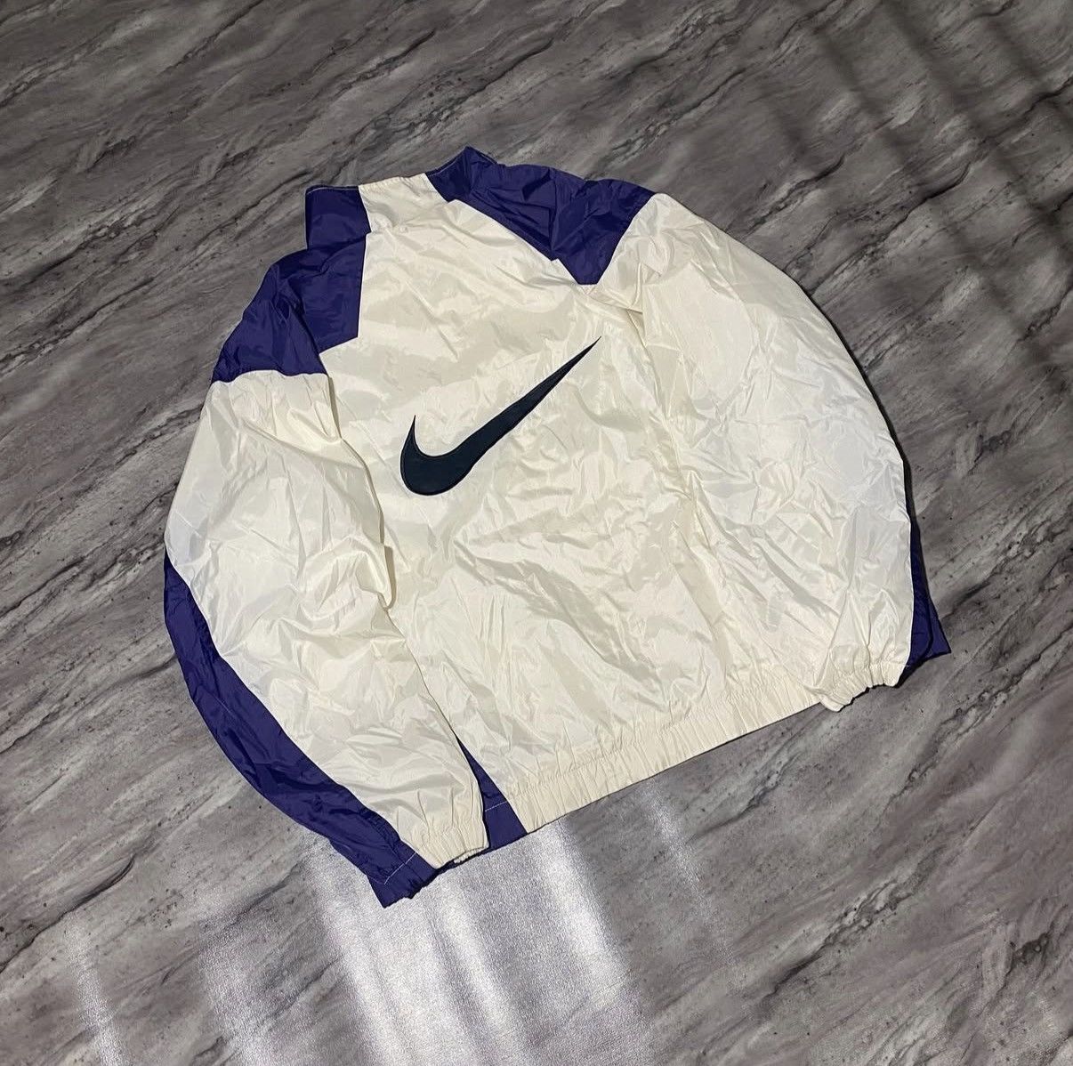Nike 90s Nike Big Swoosh Windbreaker jacket ⭐️ Size US S / EU 44-46 / 1 - 2 Thumbnail