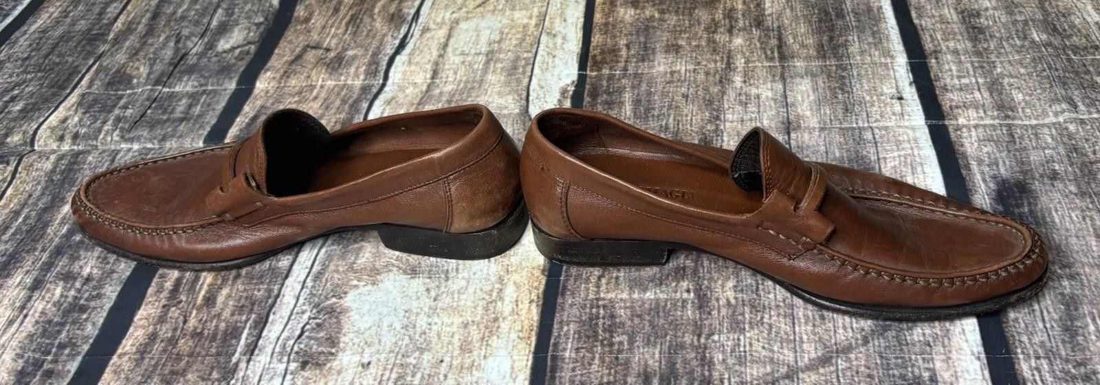 Bruno Magli Bruno Magli Loafers Mens Shoes Size 7 Made in Italy Leather Size US 7 / EU 40 - 8 Thumbnail