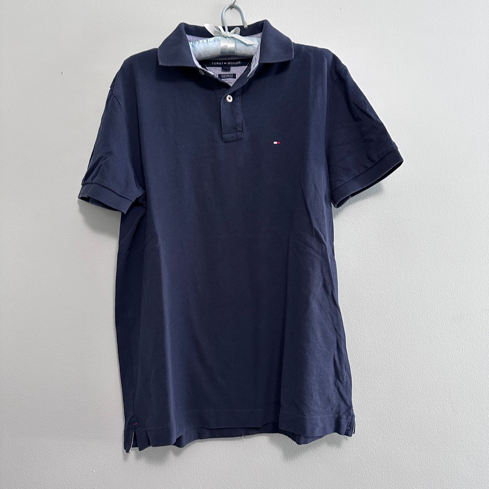 Tommy Hilfiger Tommy Hilfiger navy custom fit polo Size US M / EU 48-50 / 2 - 2 Thumbnail