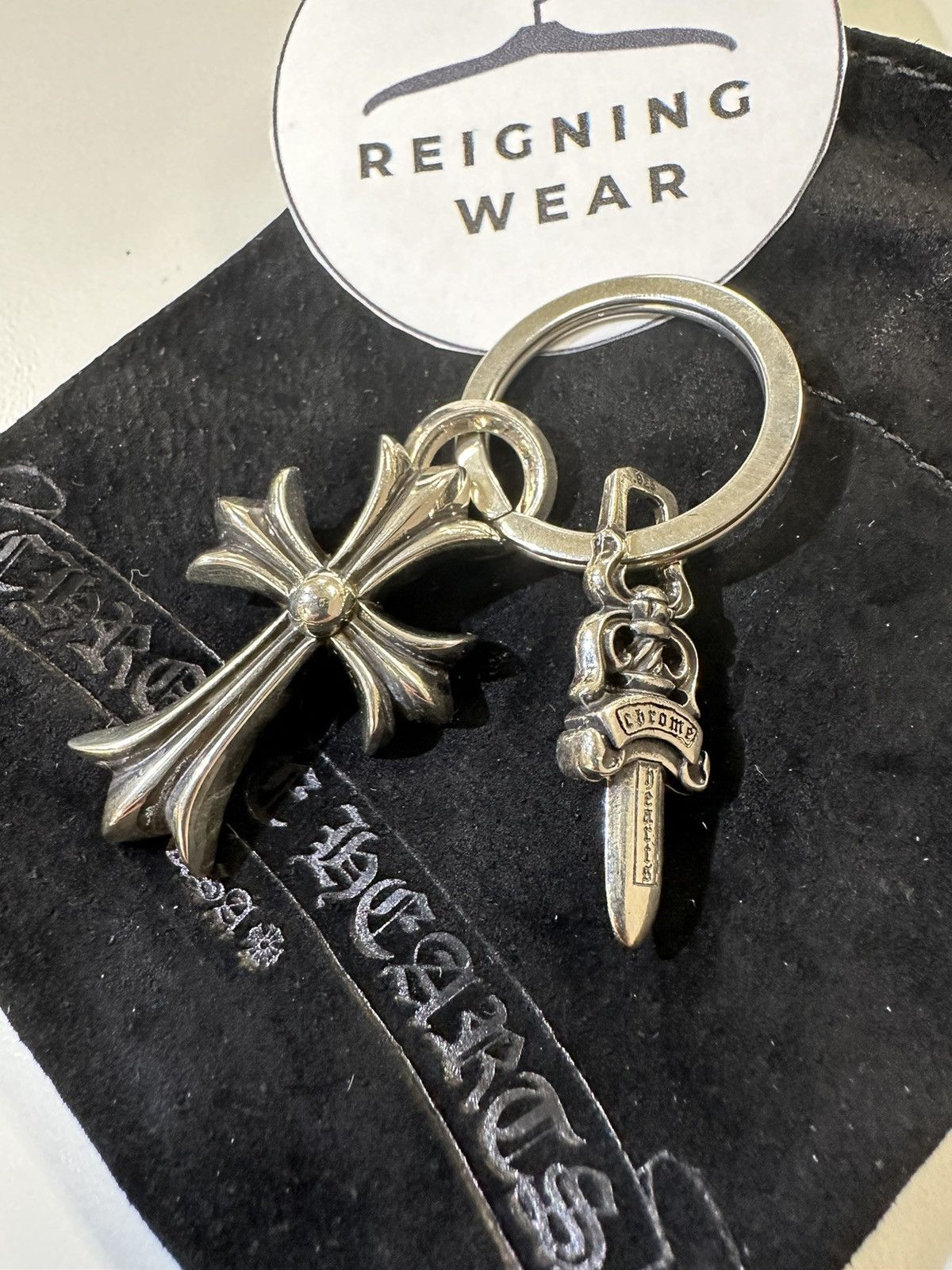 Chrome Hearts Chrome Hearts Cross Dagger Key Chain | Grailed