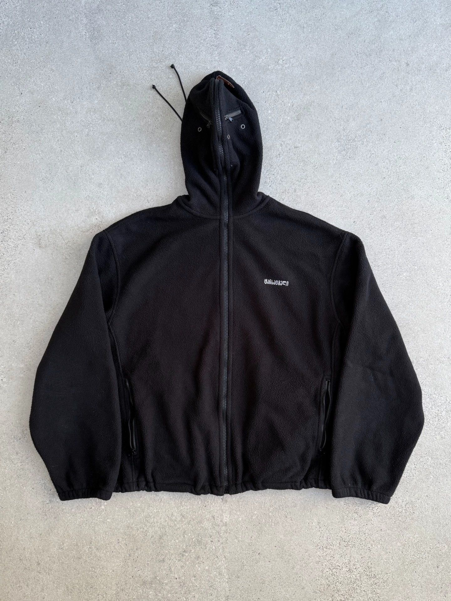 Vetements Vetements 19SS Gimp Mask Polar Fleece Hoodie Orange S/L Size S / US 4 / IT 40 - 3 Thumbnail