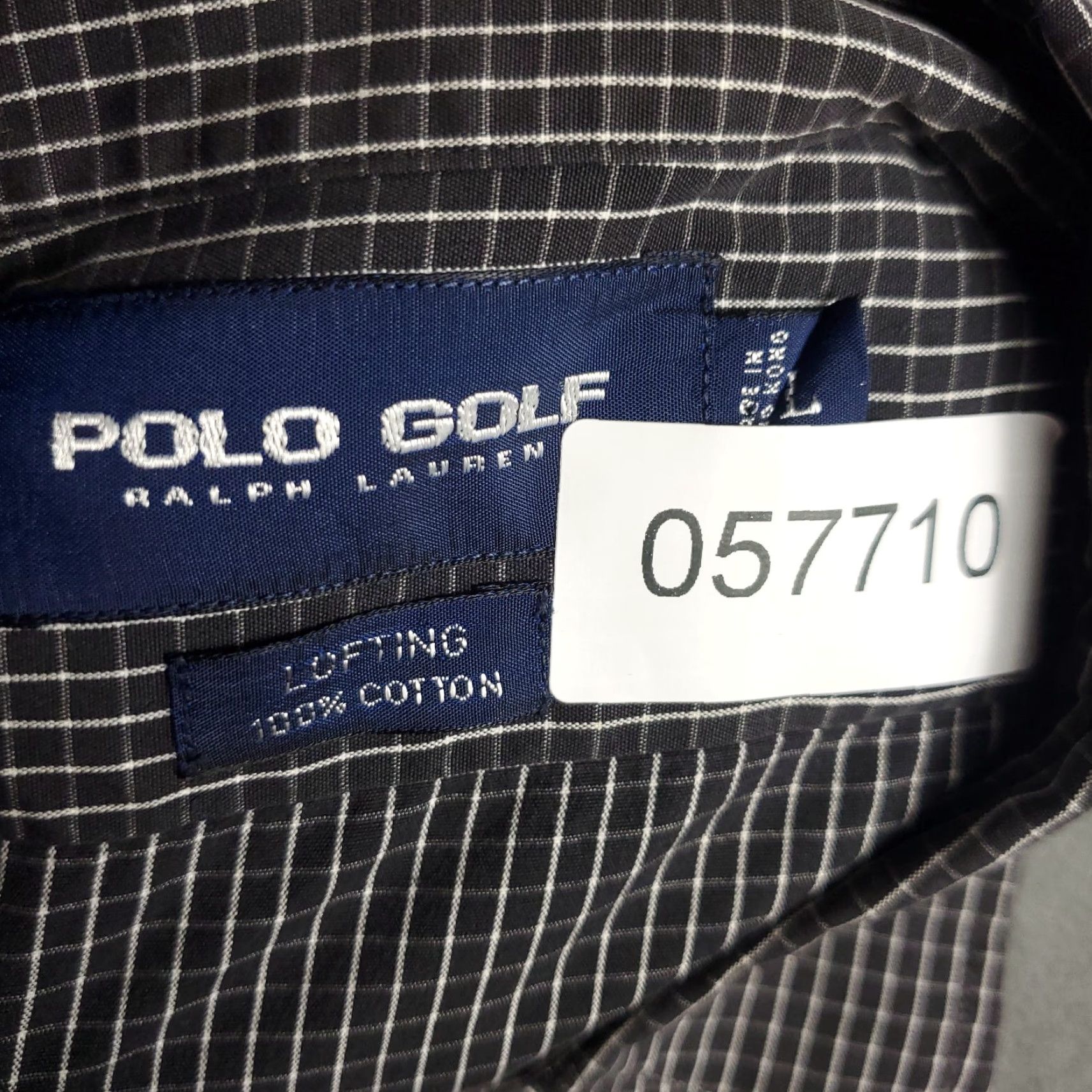 Ralph Lauren Ralph Lauren Button-Up Shirt Mens Large Gray Check Long Sleeve Casual Modern Size US L / EU 52-54 / 3 - 7 Thumbnail