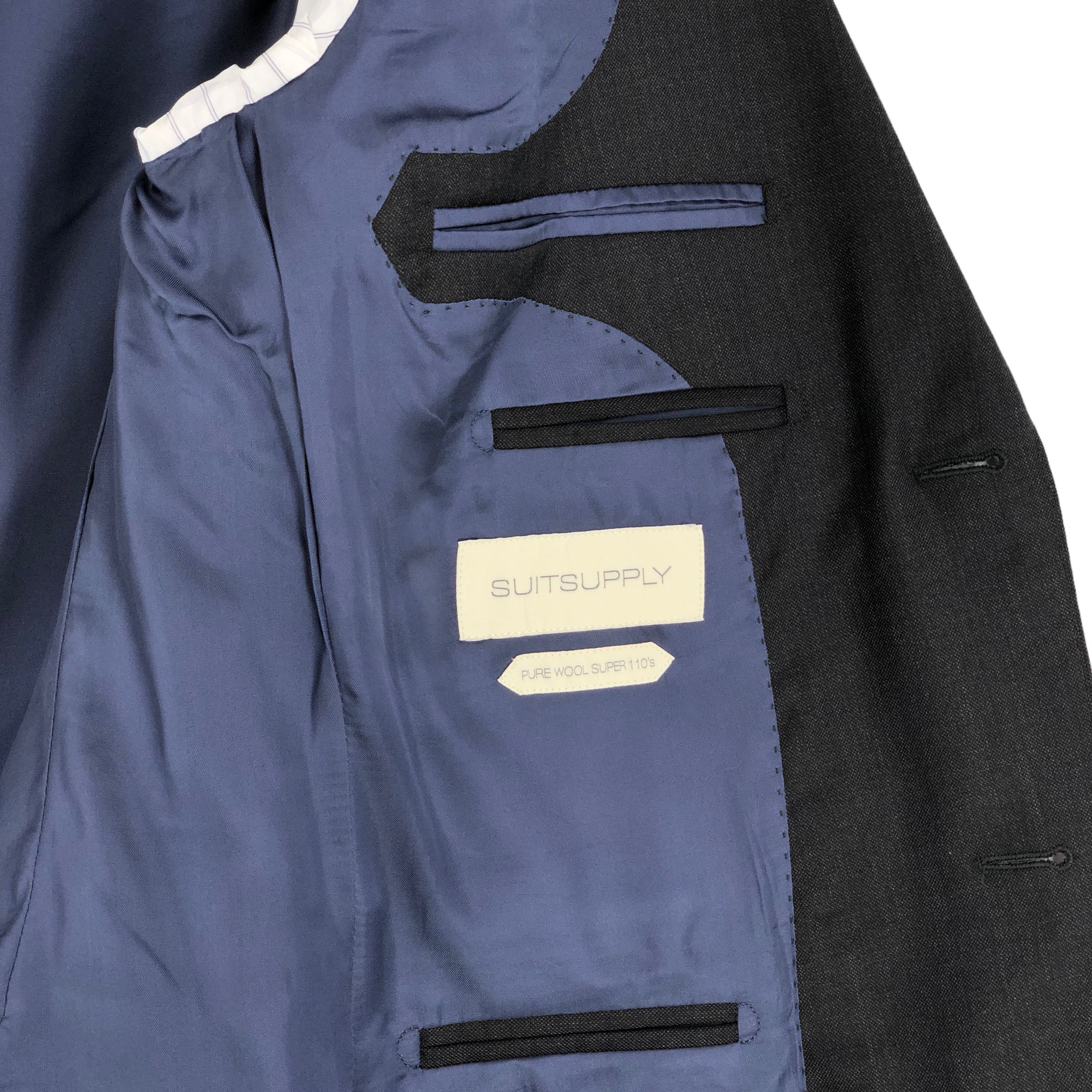 Suitsupply Napoli Single Breasted Wool Blazer Size EU:46; UK:36; US:36R Size 36R - 7 Thumbnail
