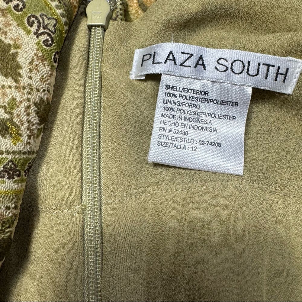 Other Vintage Plaza South Patchwork Maxi Dress Size 12 Size XL / US 12-14 / IT 48-50 - 8 Thumbnail