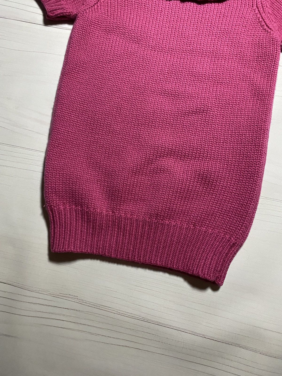 Prada Vintage Prada Virgin Wool Ruffle Knit short sleeve Sweater Size XS / US 0-2 / IT 36-38 - 11 Thumbnail