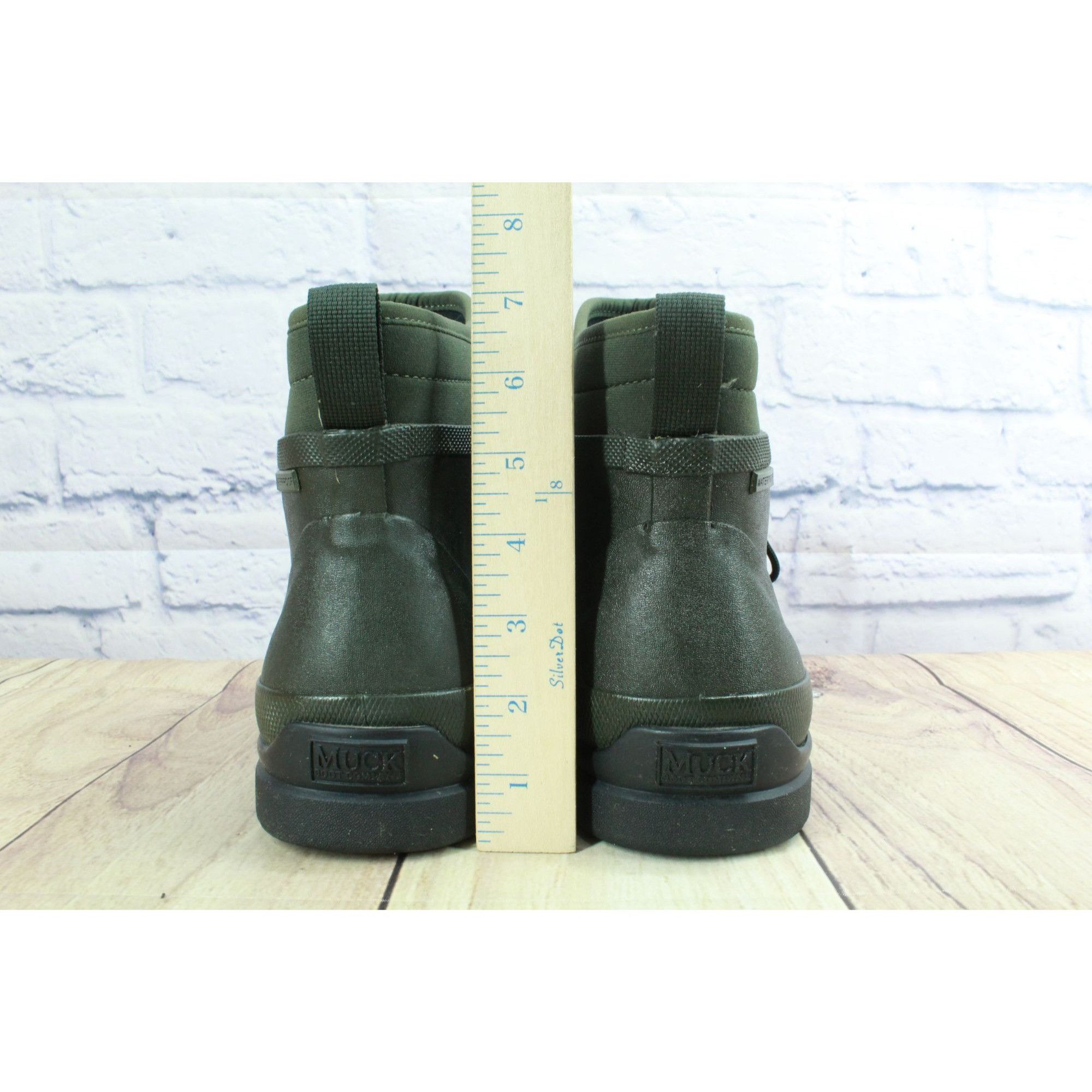 Other Original Muck Boot Co Men's Moss Rubber Lace-Up Mid Boots Size US 10 / EU 43 - 6 Thumbnail