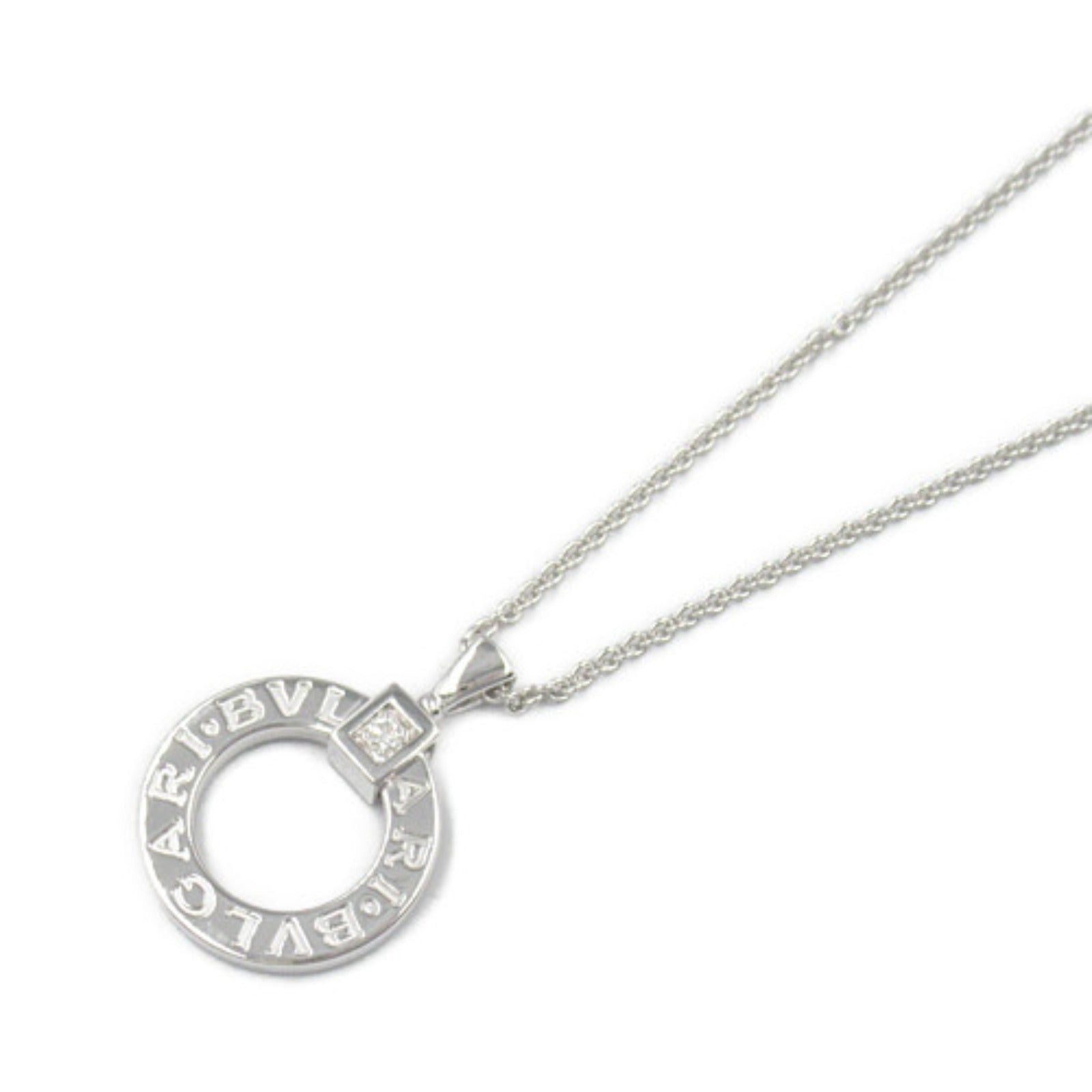 Bvlgari Bvlgari Bulgari Diamond Necklace K18Wg (White Gold) Clear Size ONE SIZE - 1 Thumbnail