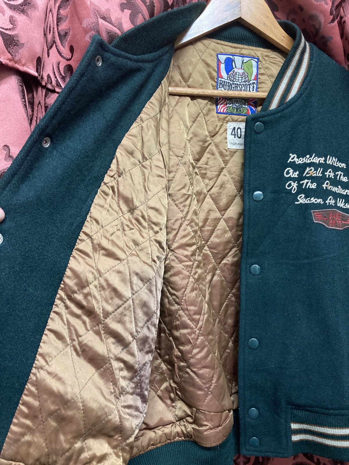 Japanese Brand Vintage Burgh scott versity jacket Size US L / EU 52-54 / 3 - 10 Thumbnail