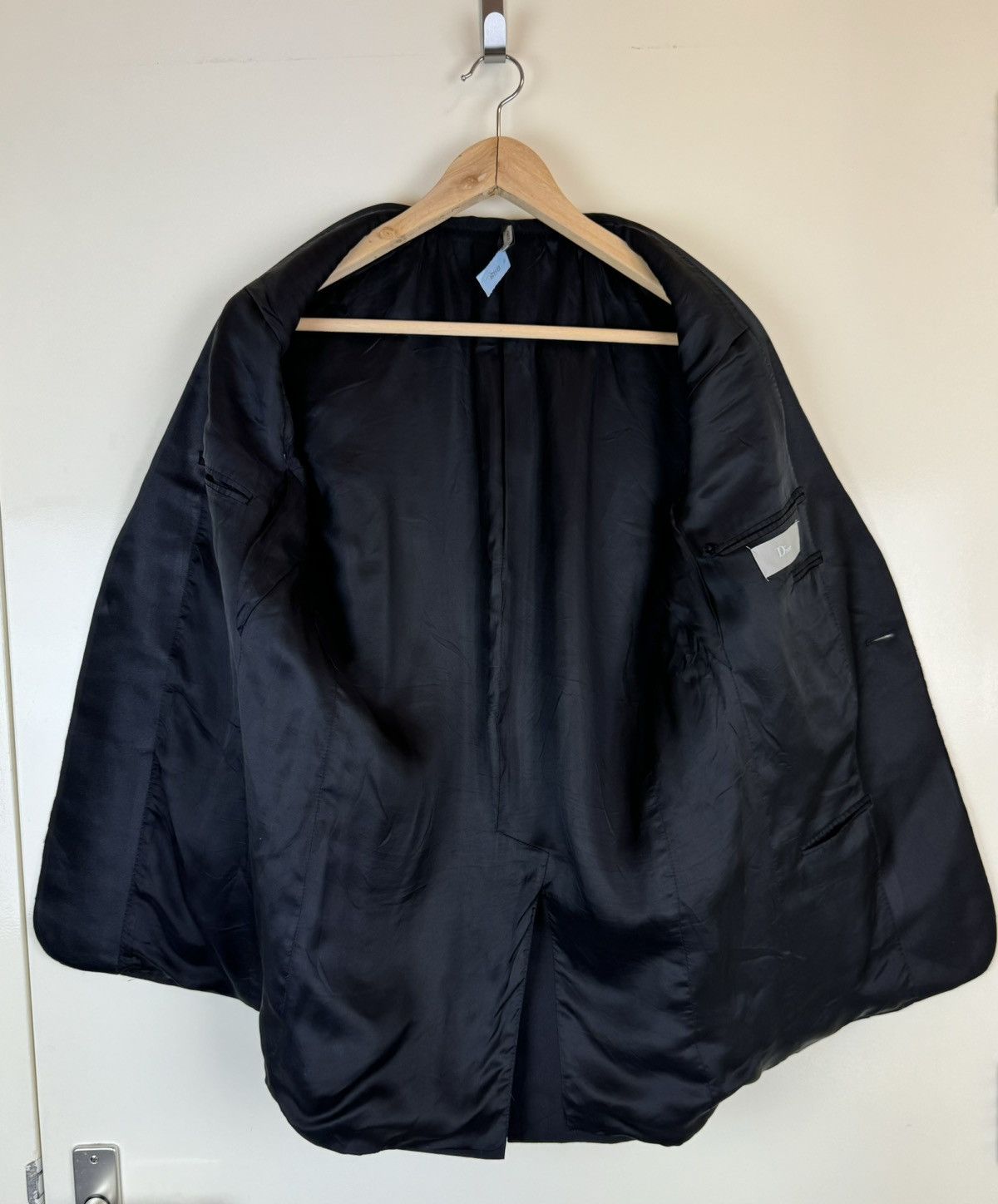 Dior Dior unisex black wool blazer tuxedo jacket one button IT46 Size 46R - 17 Thumbnail